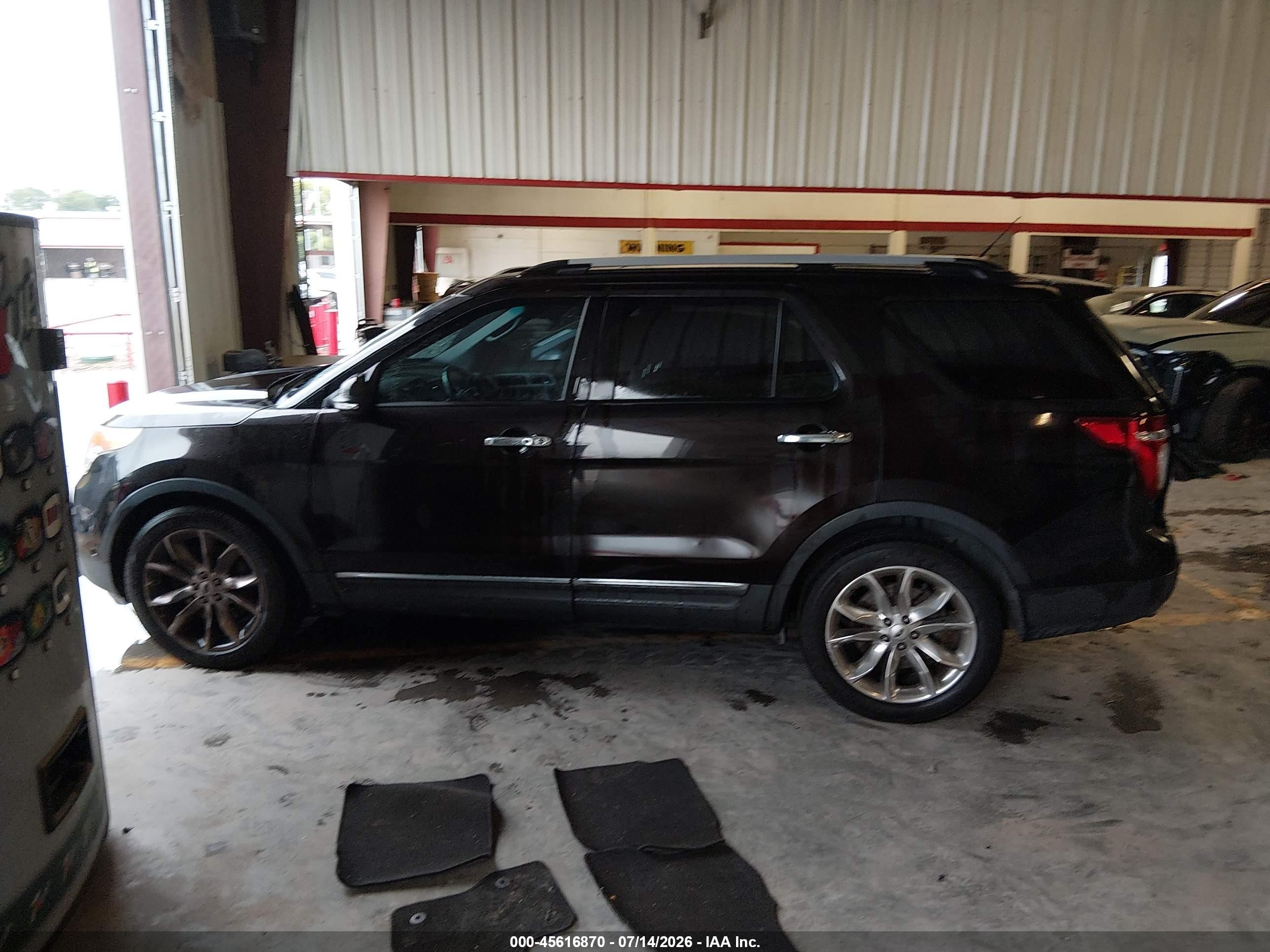 2014 Ford Explorer Limited Brown vin: 1FM5K7F99EGA10034