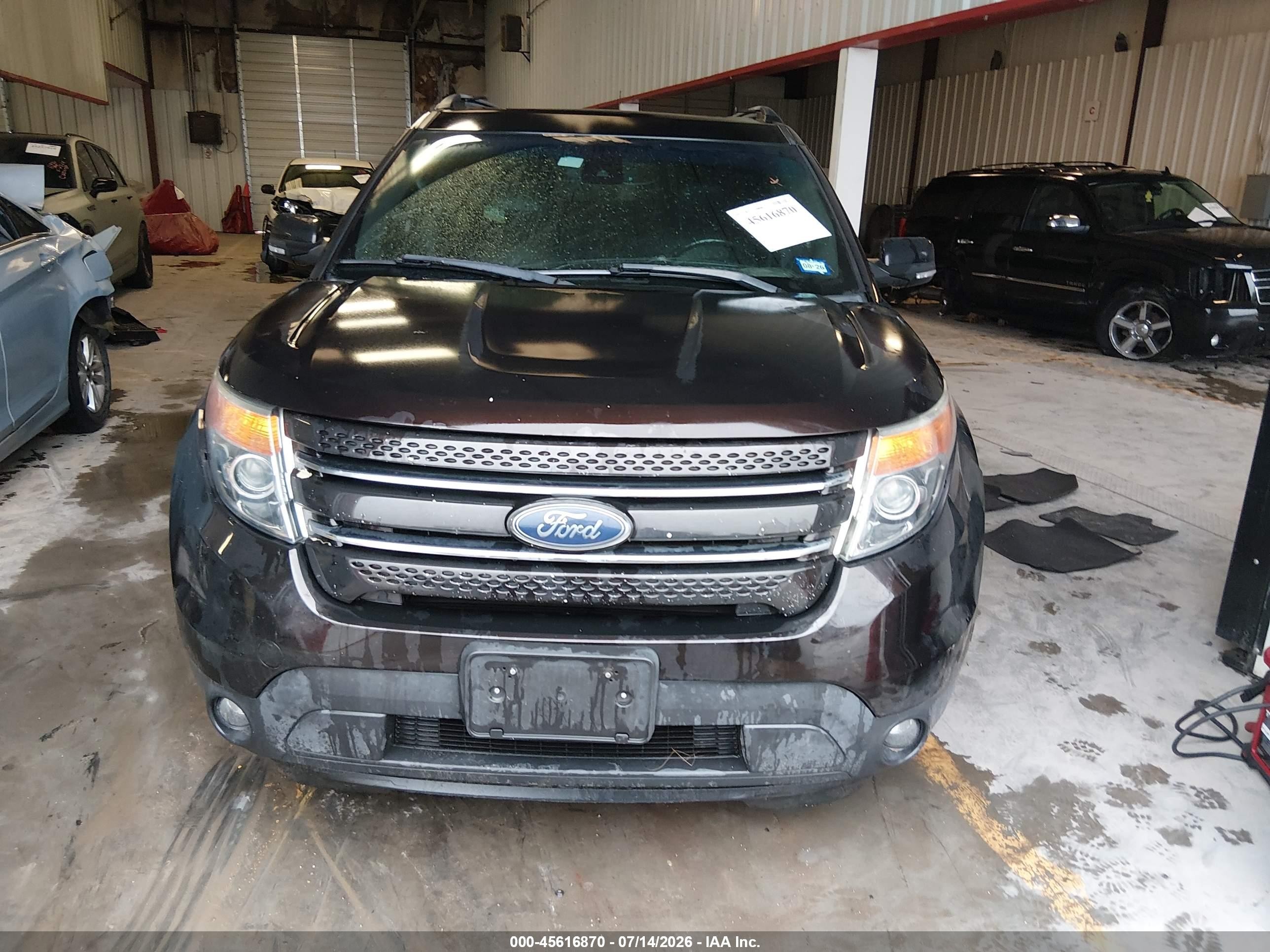 2014 Ford Explorer Limited Brown vin: 1FM5K7F99EGA10034