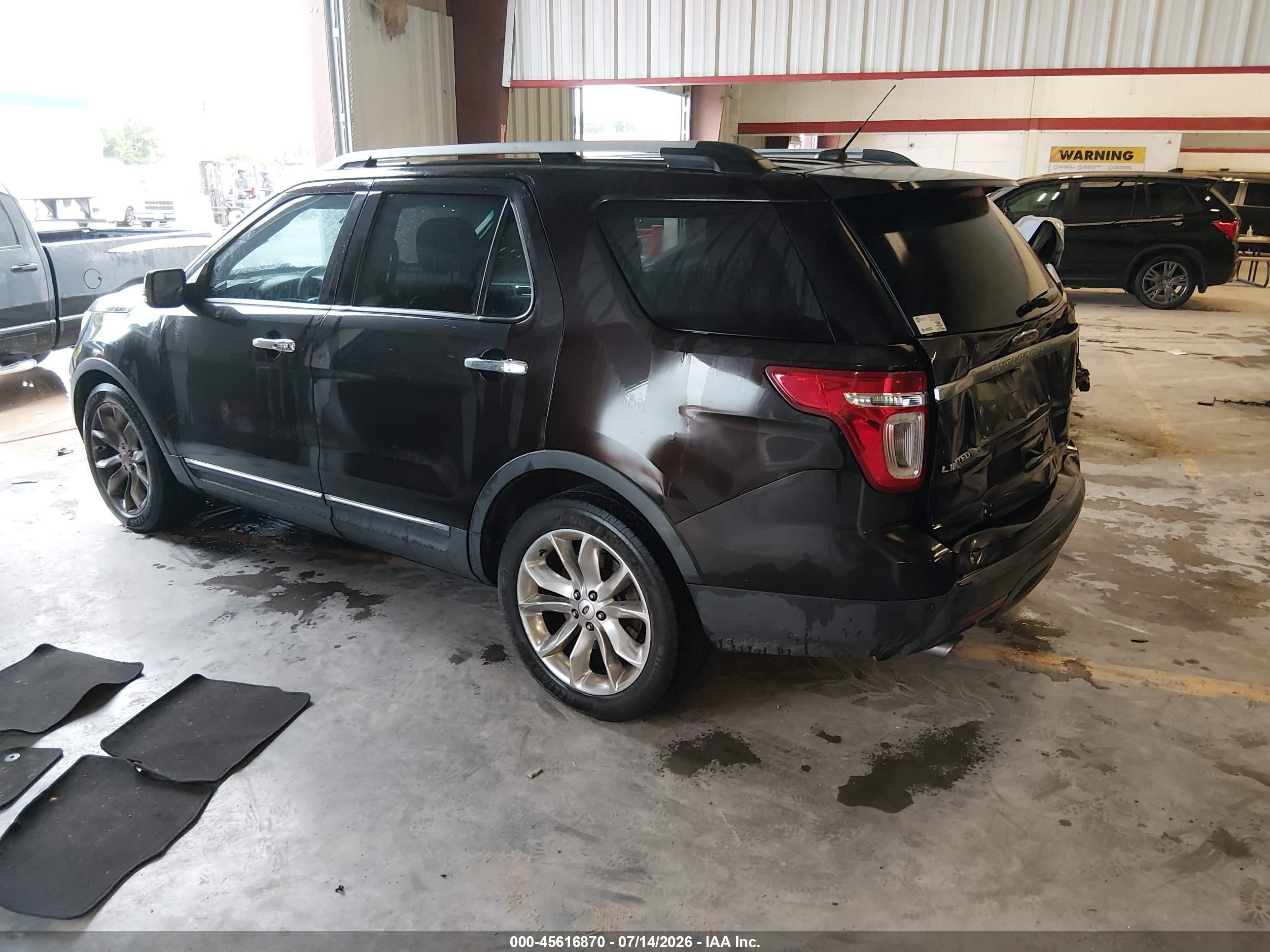 2014 Ford Explorer Limited Brown vin: 1FM5K7F99EGA10034