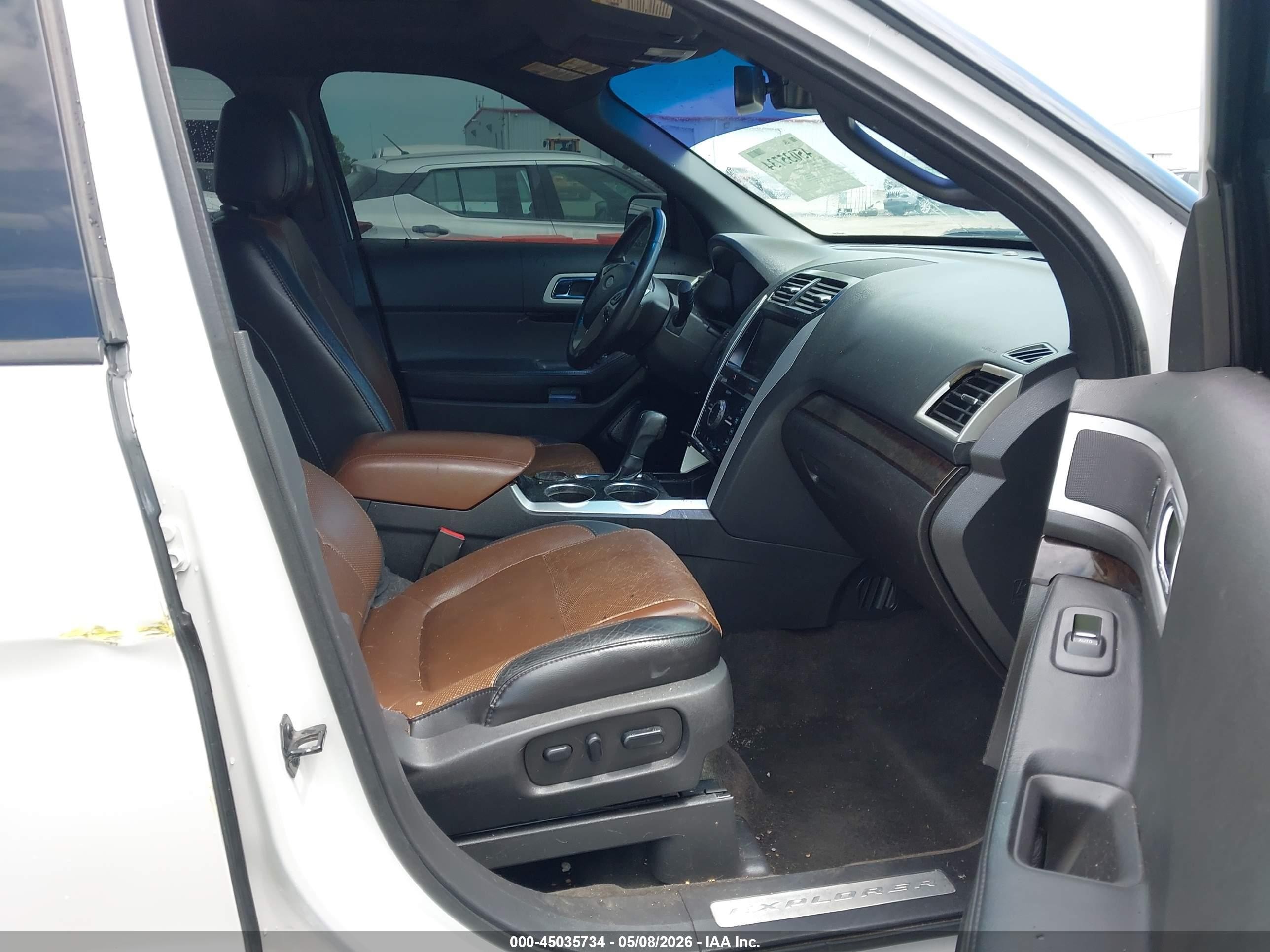 2013 Ford Explorer Limited White vin: 1FM5K7F9XDGA87901