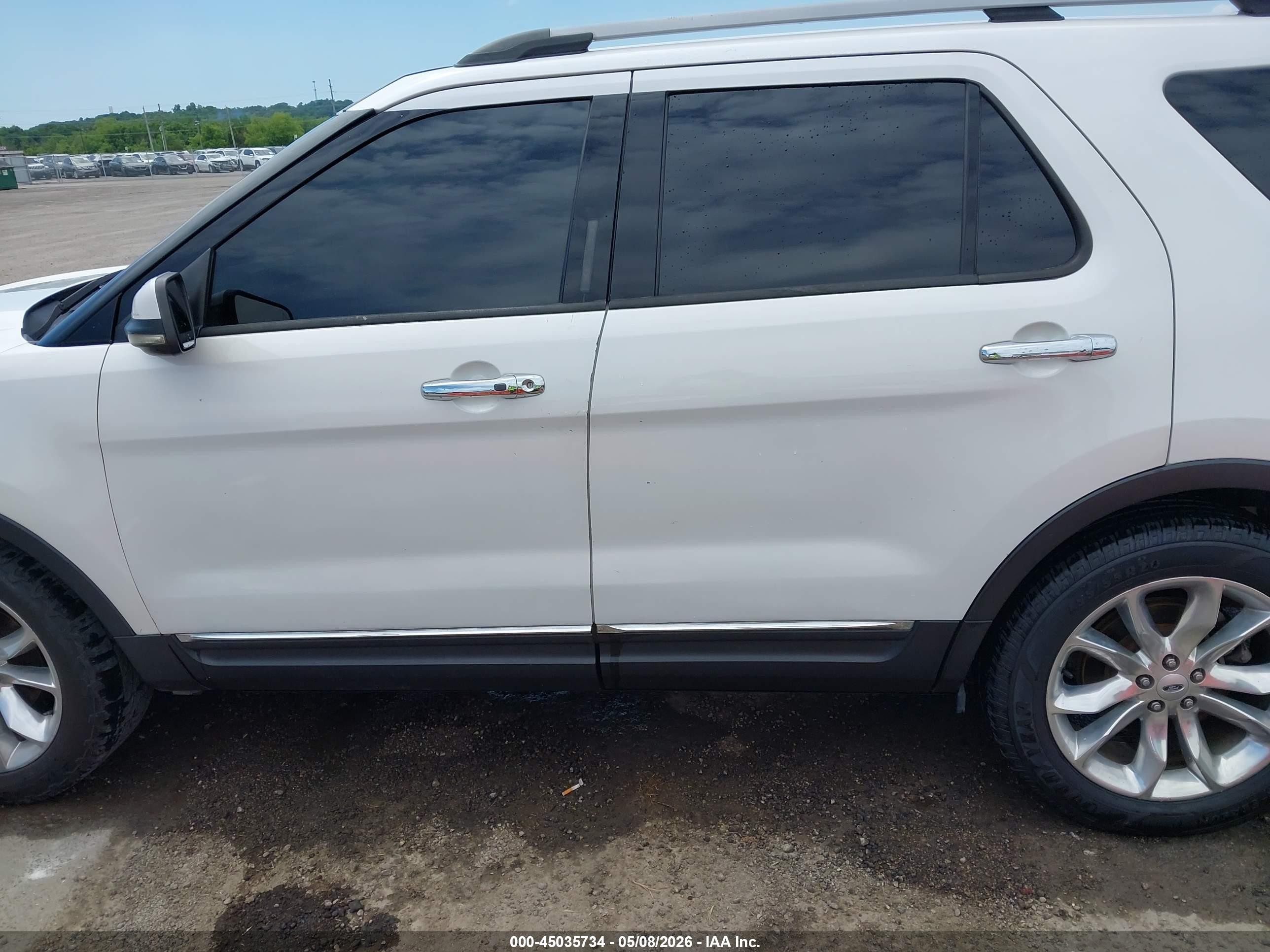 2013 Ford Explorer Limited White vin: 1FM5K7F9XDGA87901