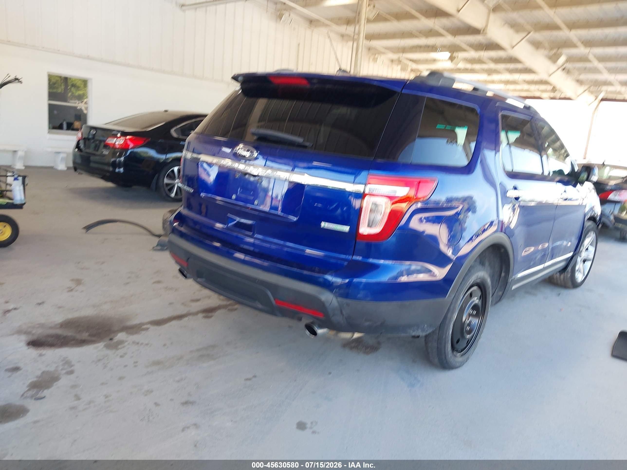 2013 Ford Explorer Limited Blue vin: 1FM5K7F9XDGC52541