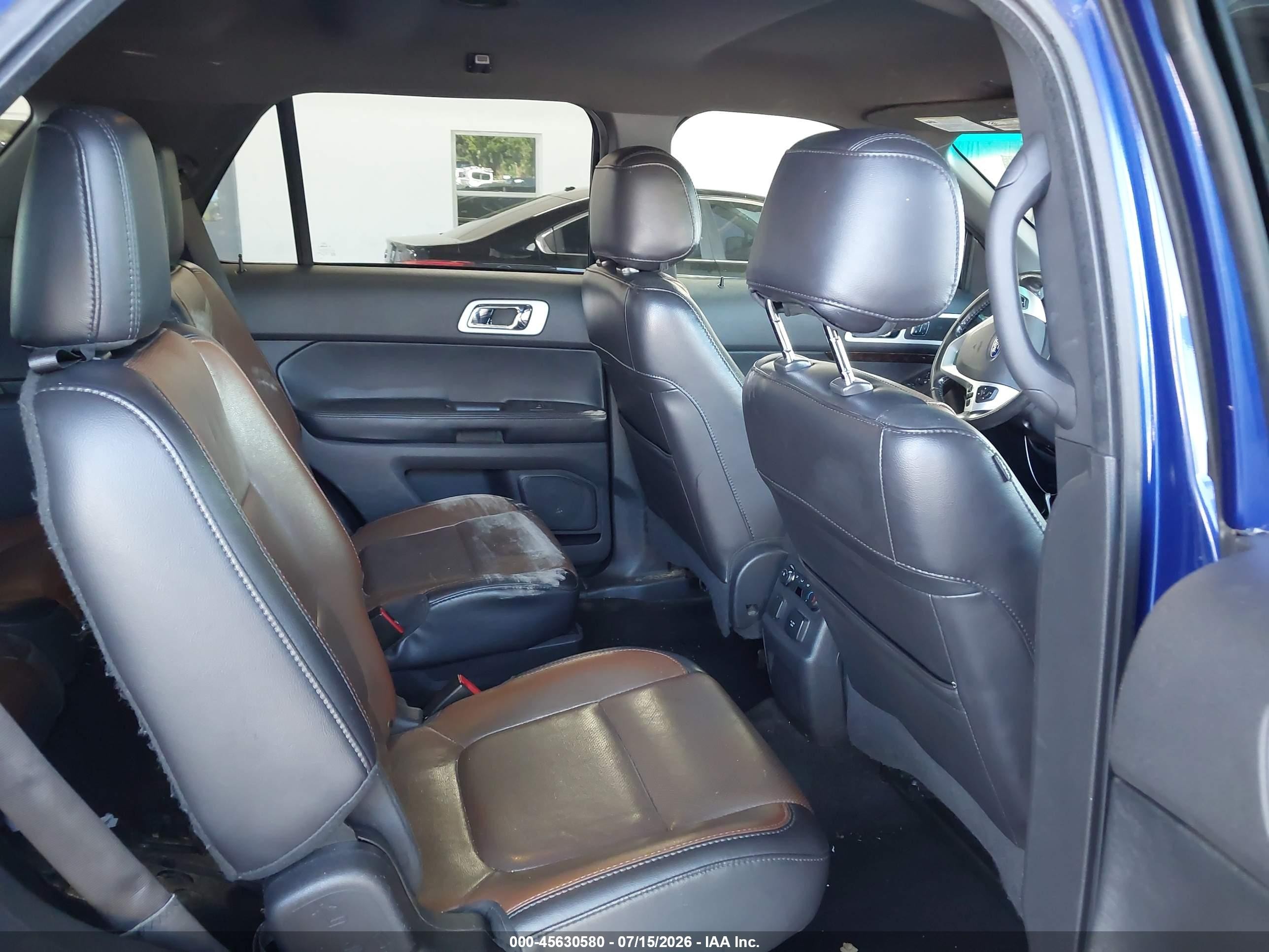 2013 Ford Explorer Limited Blue vin: 1FM5K7F9XDGC52541