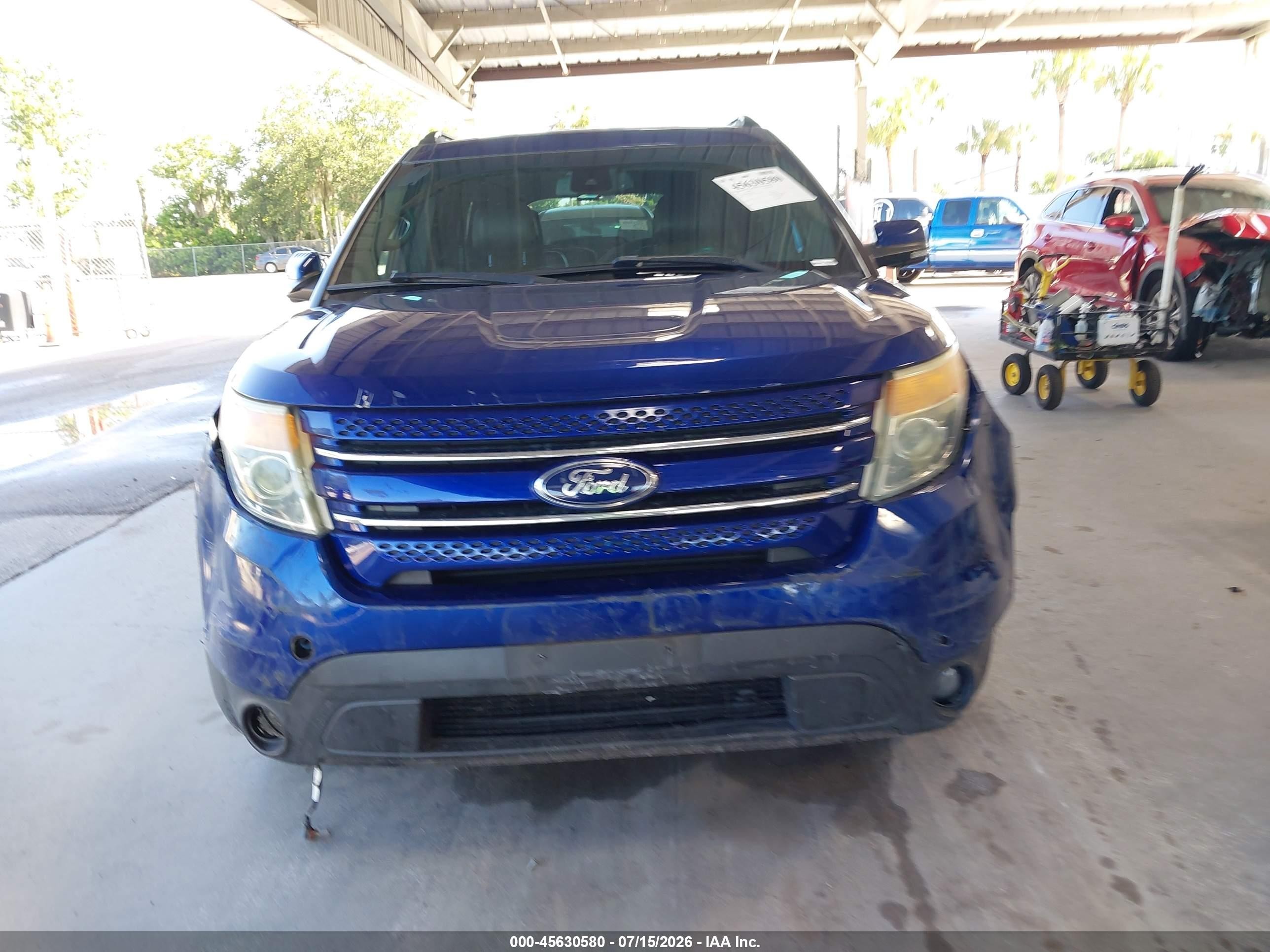 2013 Ford Explorer Limited Blue vin: 1FM5K7F9XDGC52541