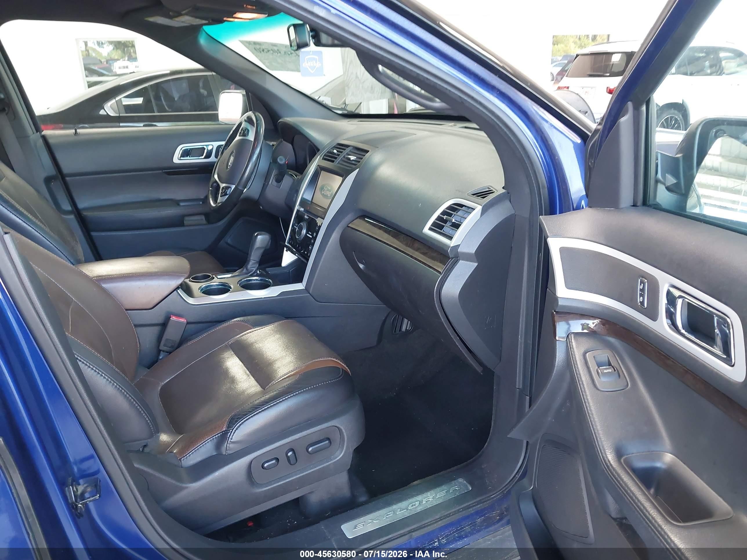 2013 Ford Explorer Limited Blue vin: 1FM5K7F9XDGC52541