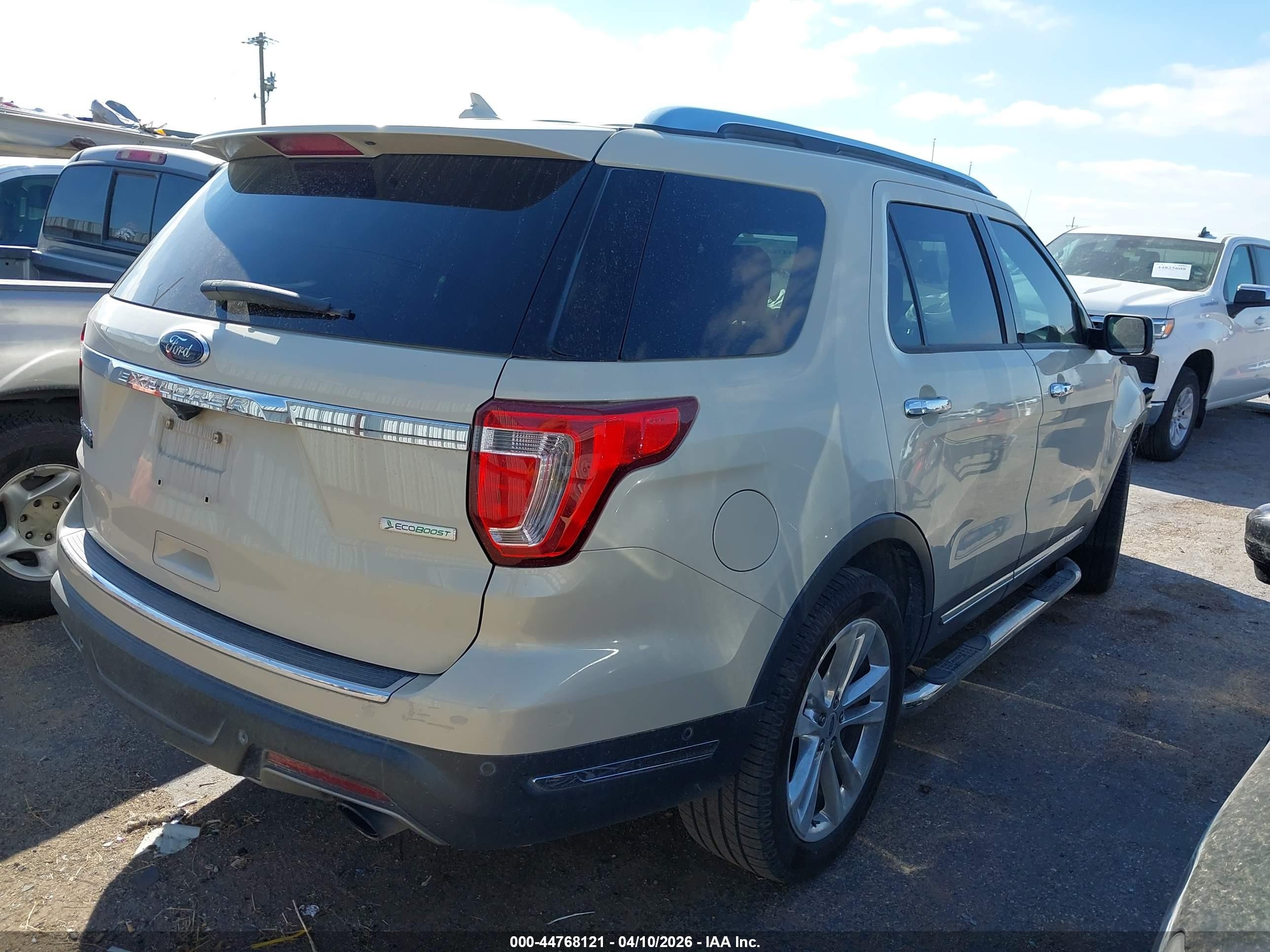 2018 Ford Explorer Limited Tan vin: 1FM5K7FH4JGC93301