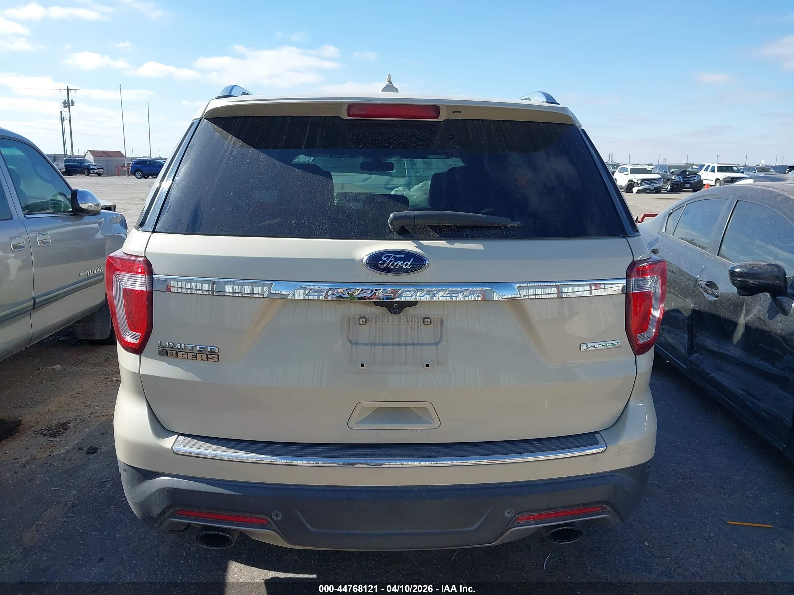 2018 Ford Explorer Limited Tan vin: 1FM5K7FH4JGC93301