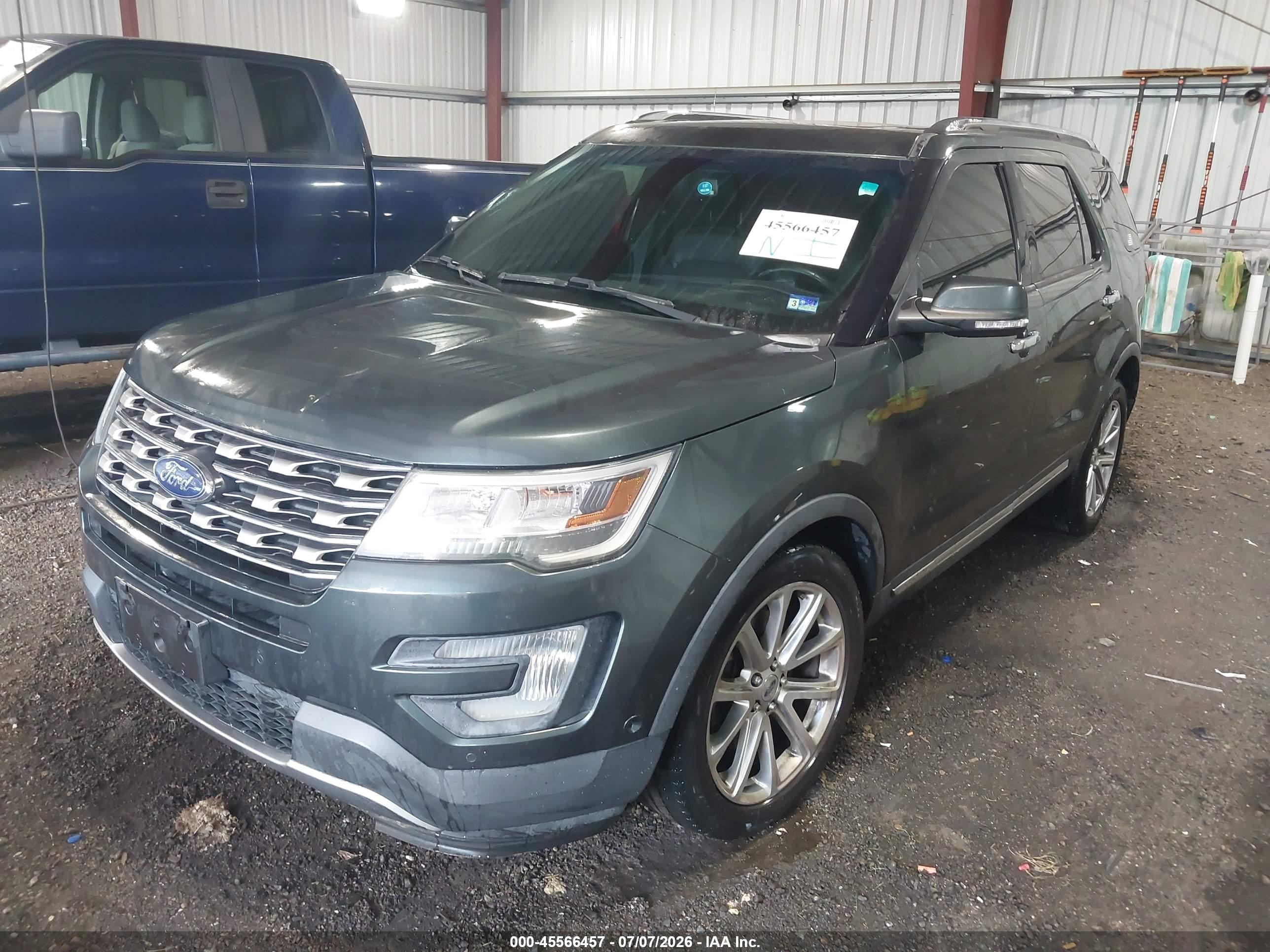 2016 Ford Explorer Limited Green vin: 1FM5K7FH5GGA69222