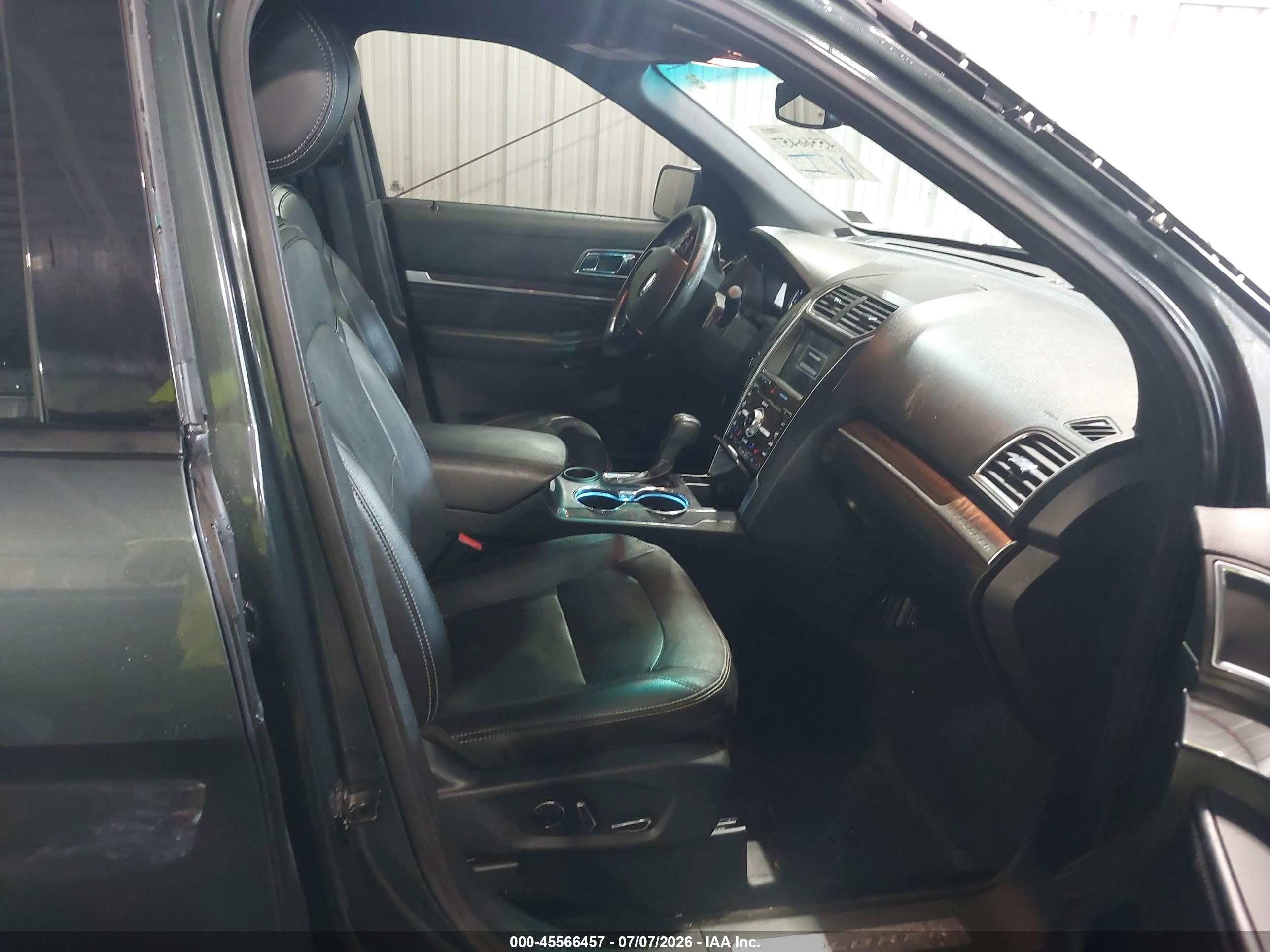 2016 Ford Explorer Limited Green vin: 1FM5K7FH5GGA69222