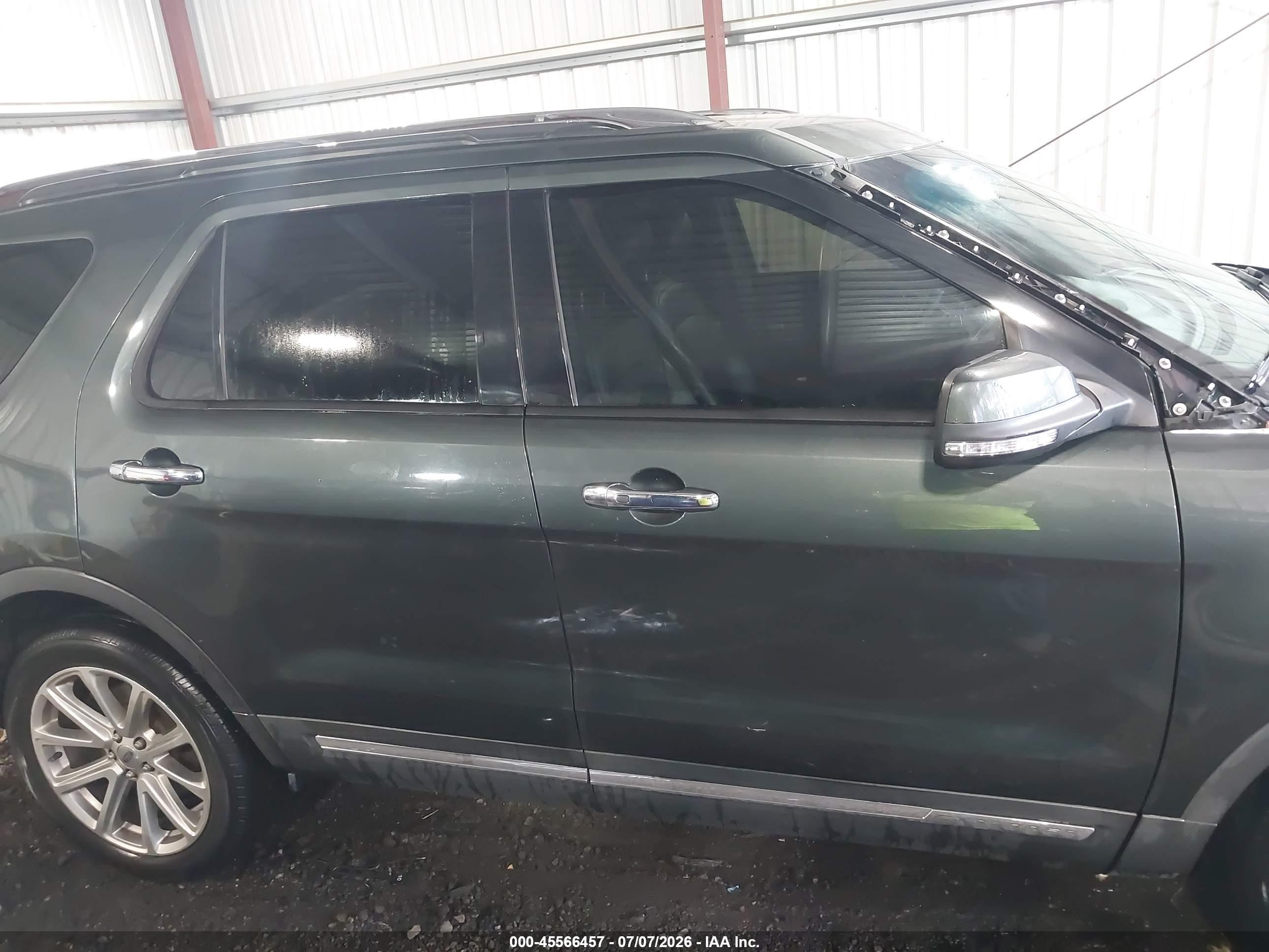 2016 Ford Explorer Limited Green vin: 1FM5K7FH5GGA69222
