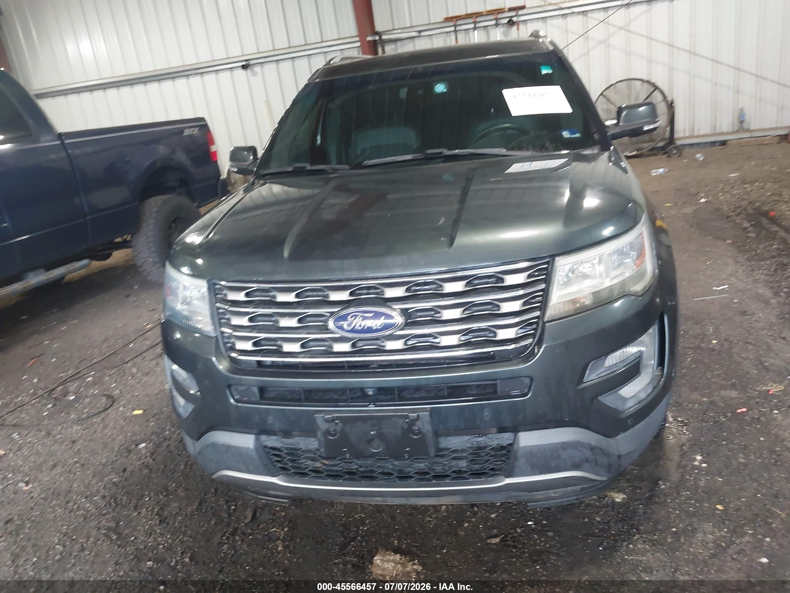 2016 Ford Explorer Limited Green vin: 1FM5K7FH5GGA69222
