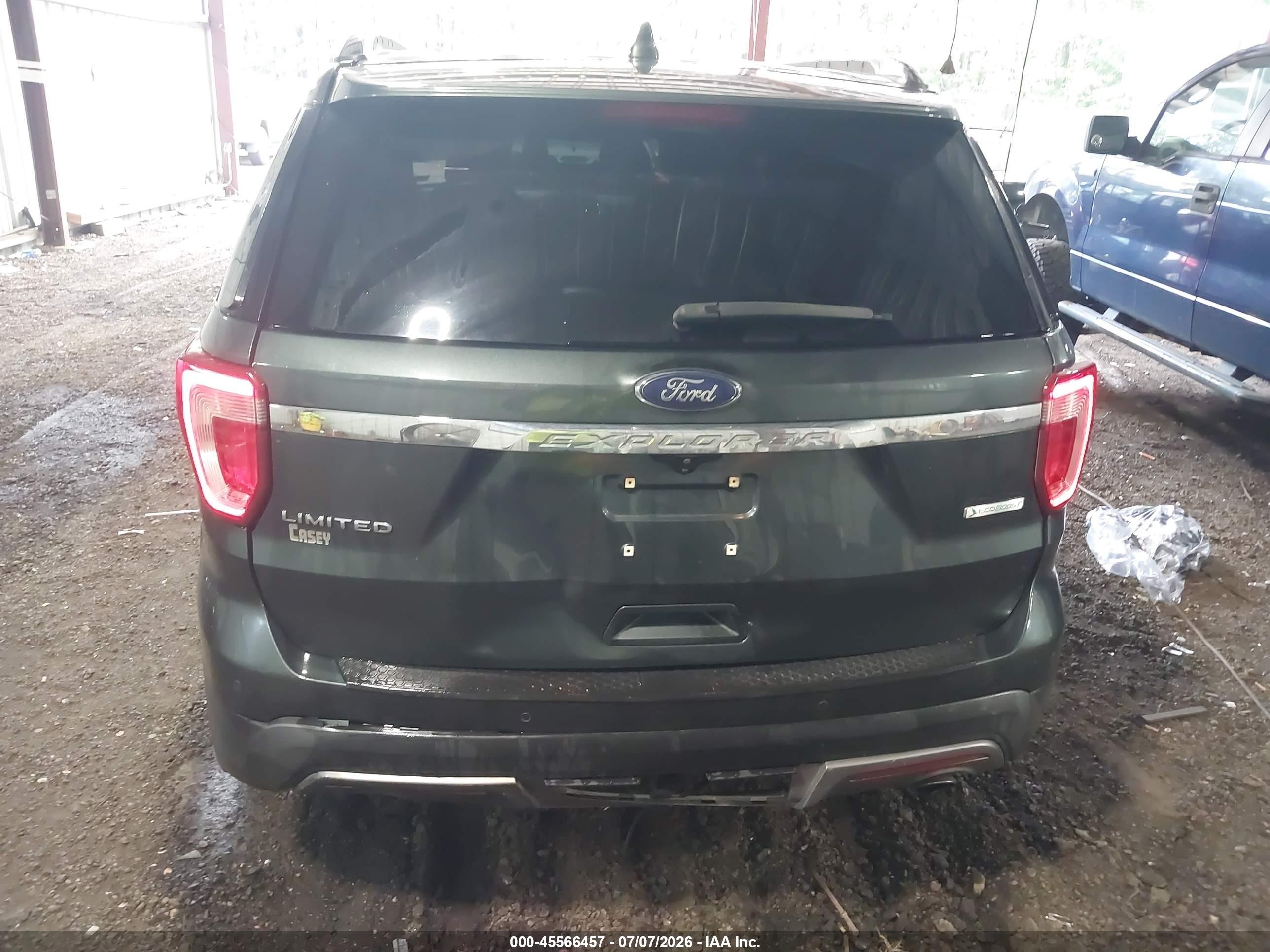 2016 Ford Explorer Limited Green vin: 1FM5K7FH5GGA69222