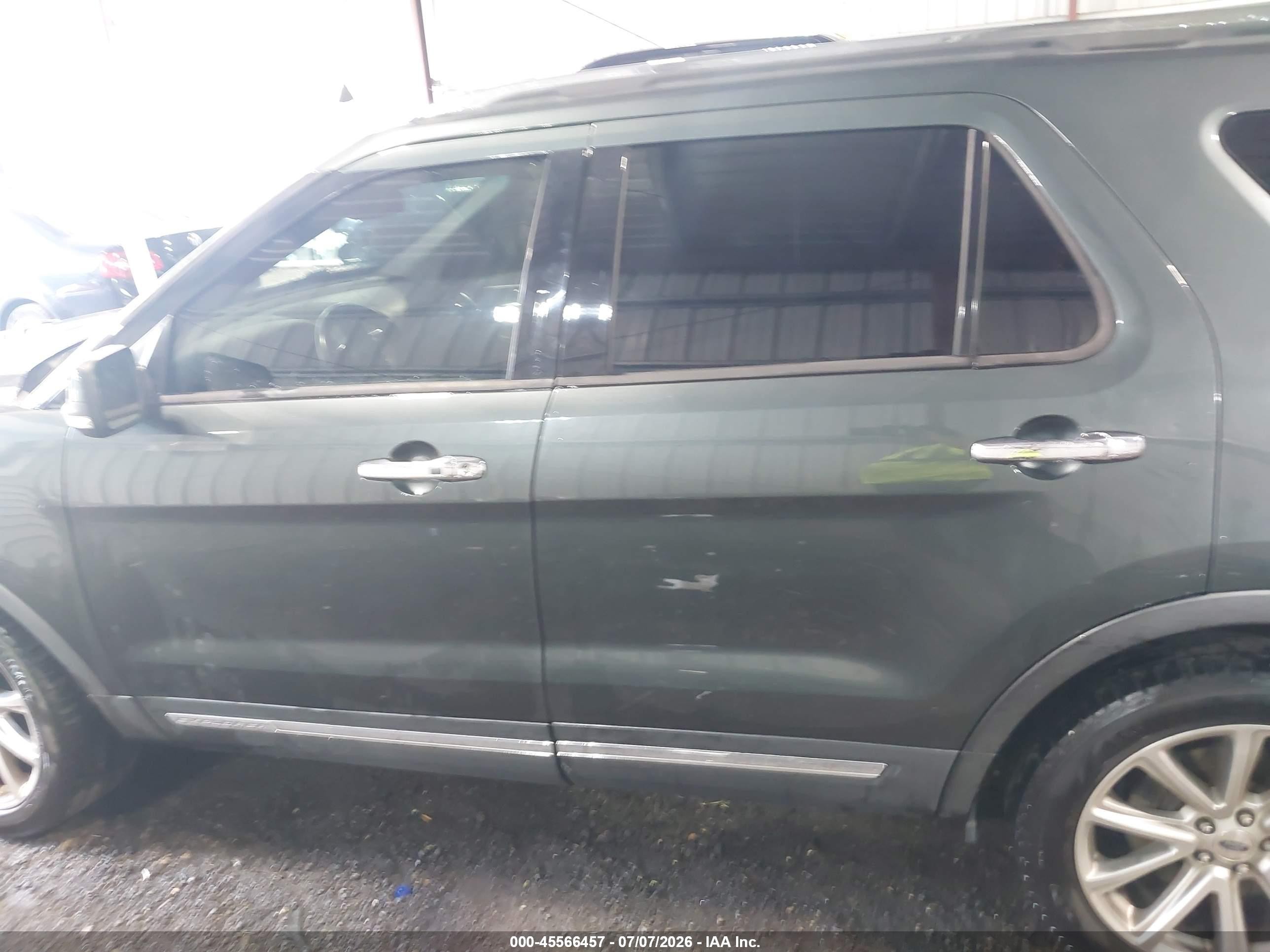 2016 Ford Explorer Limited Green vin: 1FM5K7FH5GGA69222