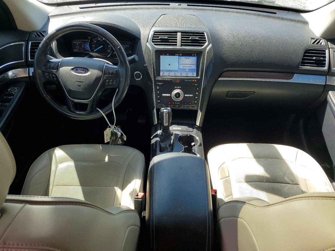2019 Ford Explorer Limited White vin: 1FM5K7FHXKGB02207