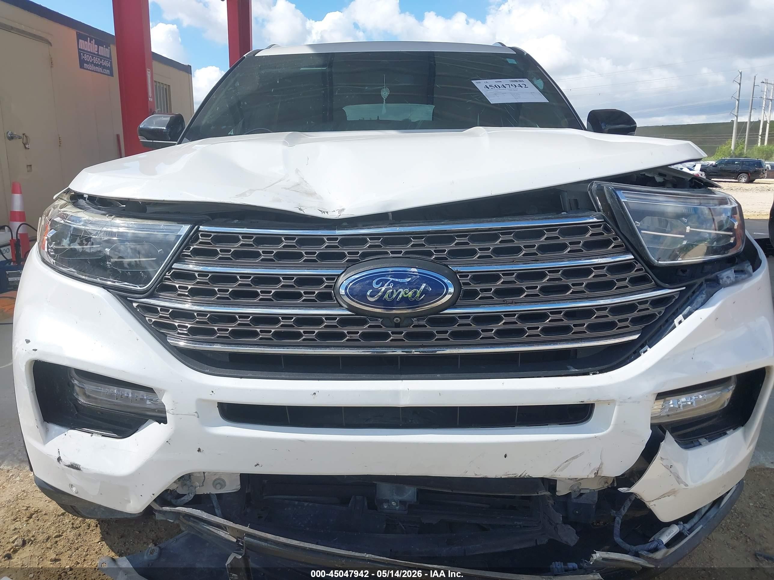 2022 Ford Explorer King Ranch Белый vin: 1FM5K7LC9NGB62038