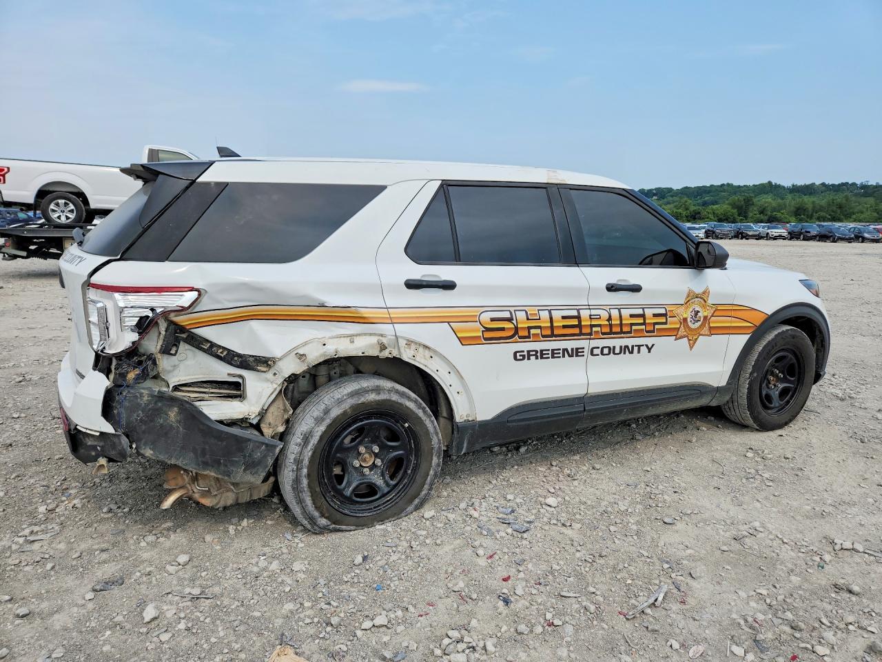 2020 Ford Explorer Police Interceptor Белый vin: 1FM5K8AB0LGA55912