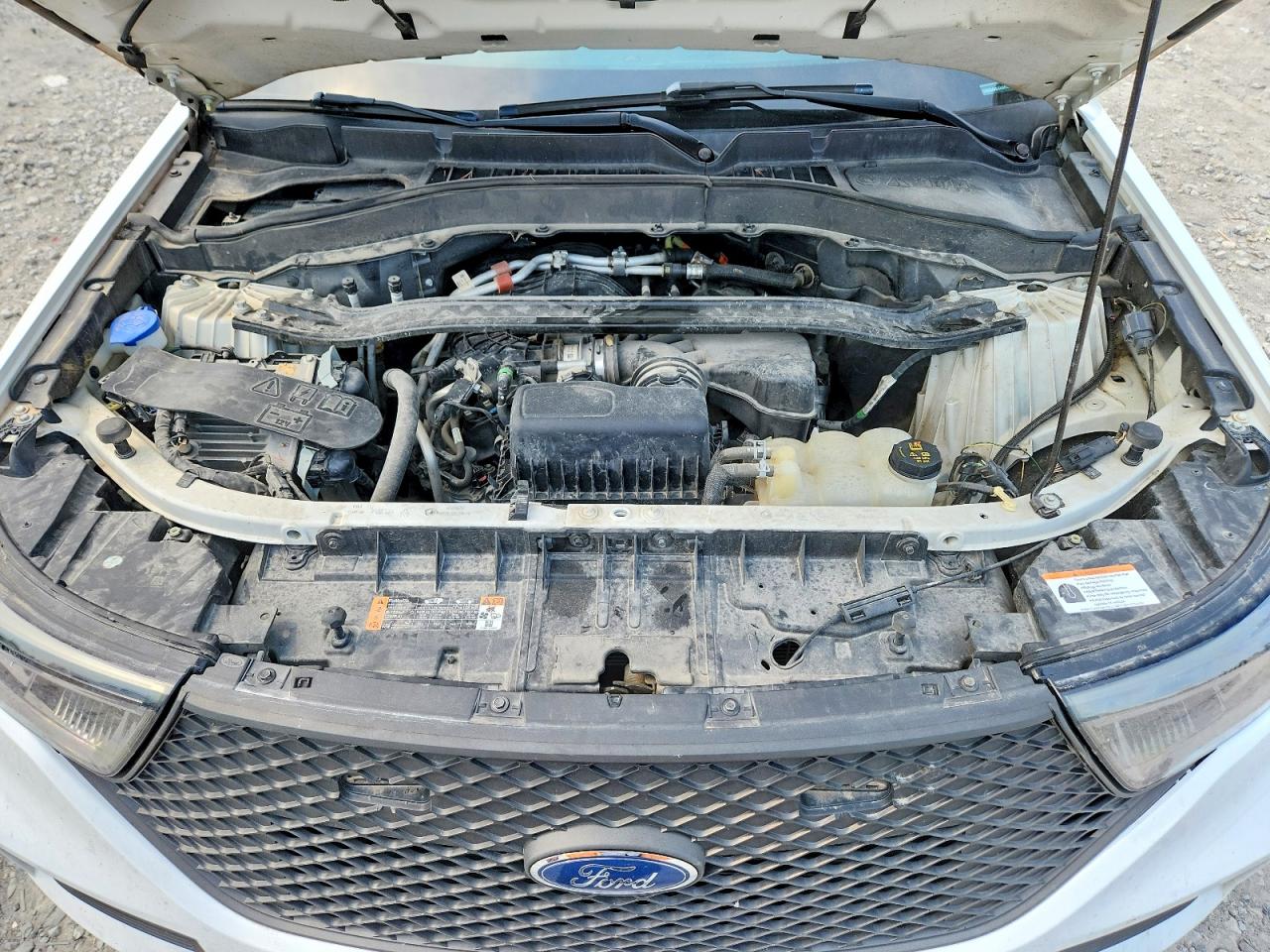 2020 Ford Explorer Police Interceptor Белый vin: 1FM5K8AB0LGA55912