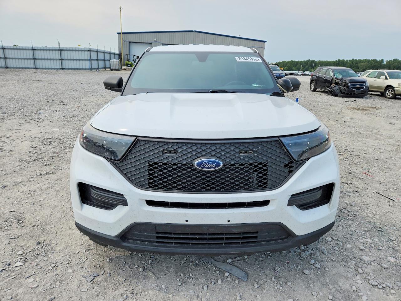 2020 Ford Explorer Police Interceptor Белый vin: 1FM5K8AB0LGA55912
