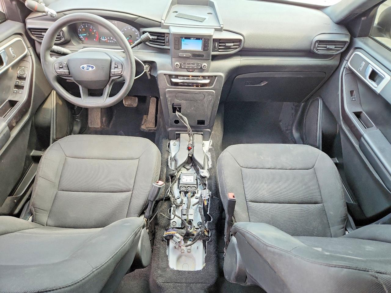 2020 Ford Explorer Police Interceptor Белый vin: 1FM5K8AB0LGA55912