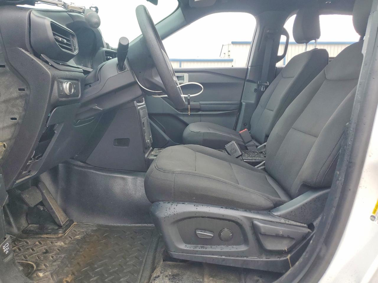 2022 Ford Explorer Police Interceptor Белый vin: 1FM5K8AB0NGA42810