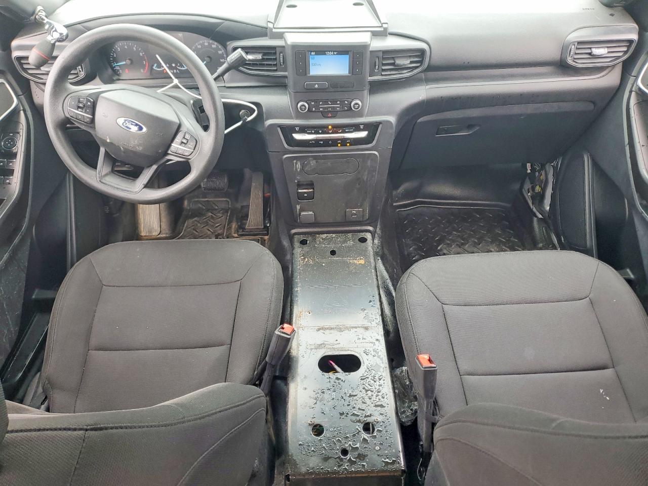 2022 Ford Explorer Police Interceptor Белый vin: 1FM5K8AB0NGA42810