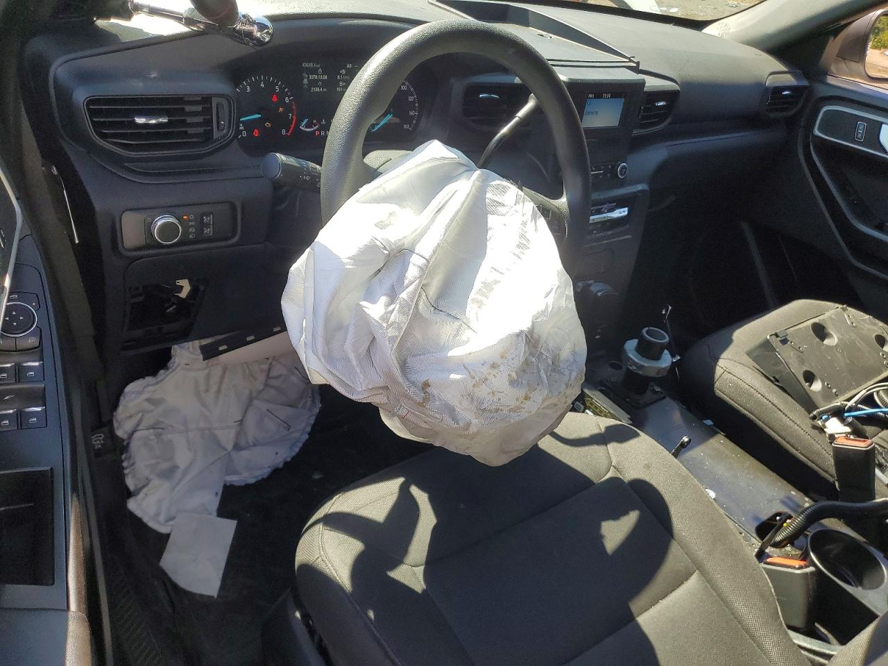 2021 Ford Explorer Police Interceptor White vin: 1FM5K8AB1MGA52812