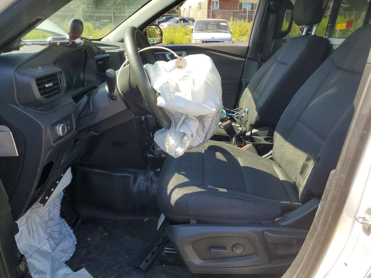 2021 Ford Explorer Police Interceptor White vin: 1FM5K8AB1MGA52812