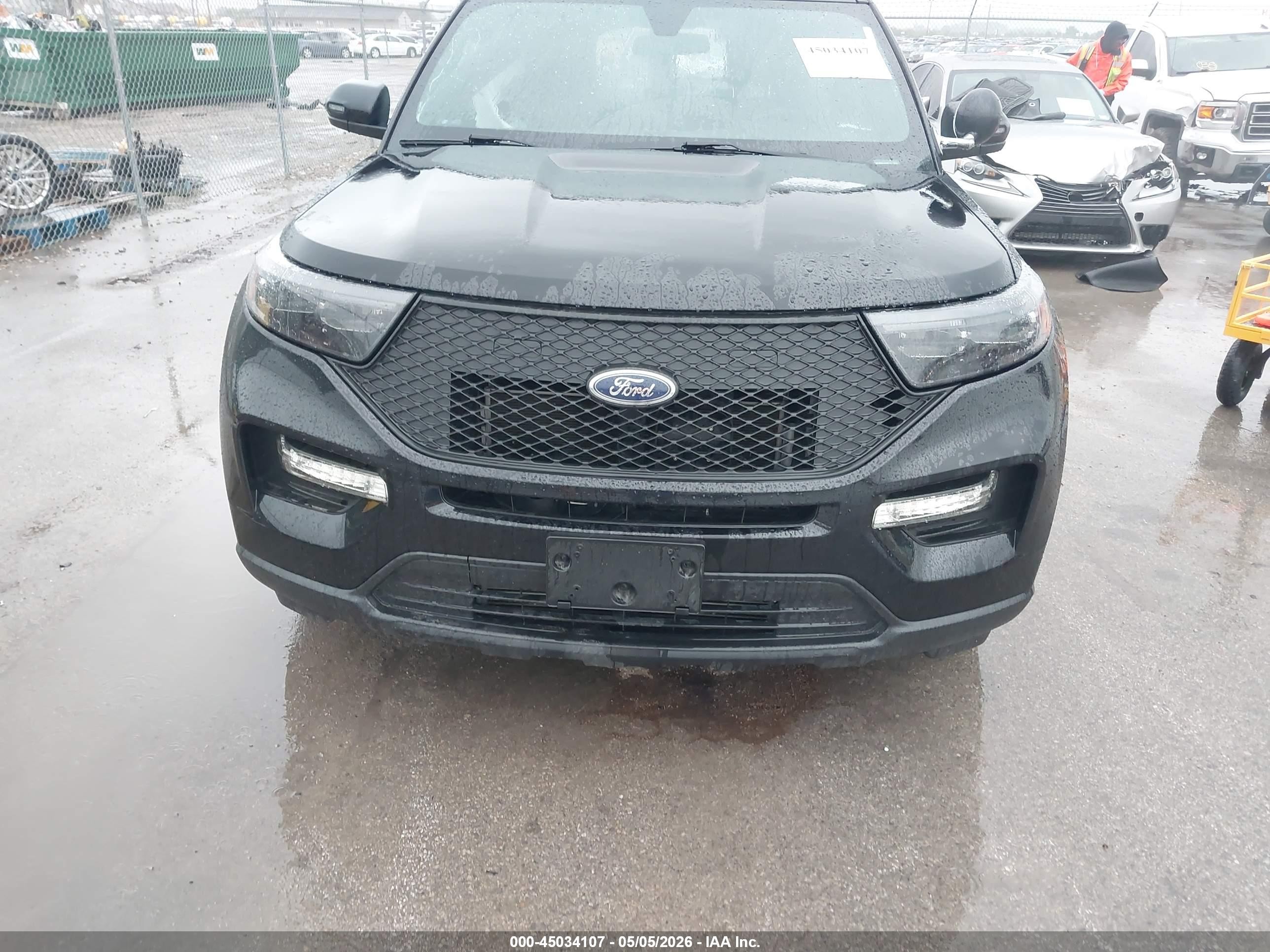 2021 Ford Police Interceptor Utility   Черный vin: 1FM5K8AB2MGB47167