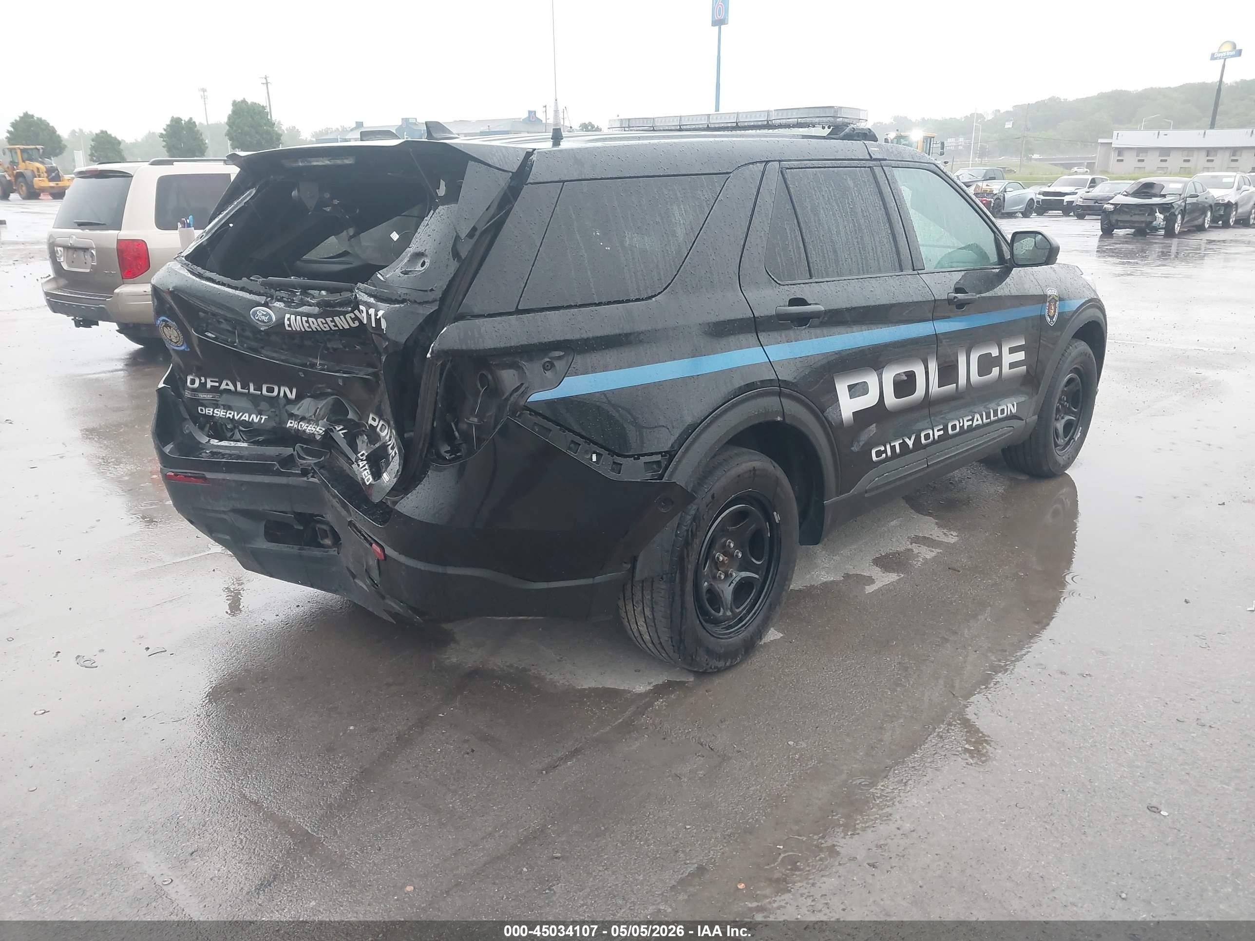 2021 Ford Police Interceptor Utility   Черный vin: 1FM5K8AB2MGB47167