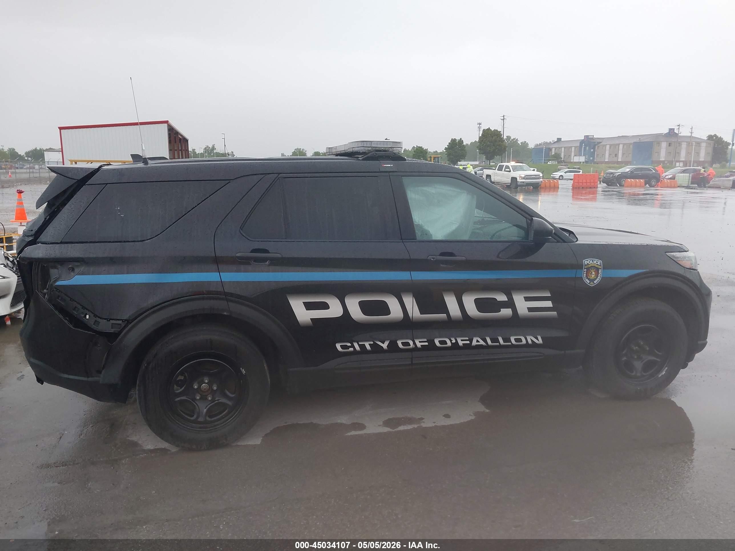 2021 Ford Police Interceptor Utility   Черный vin: 1FM5K8AB2MGB47167