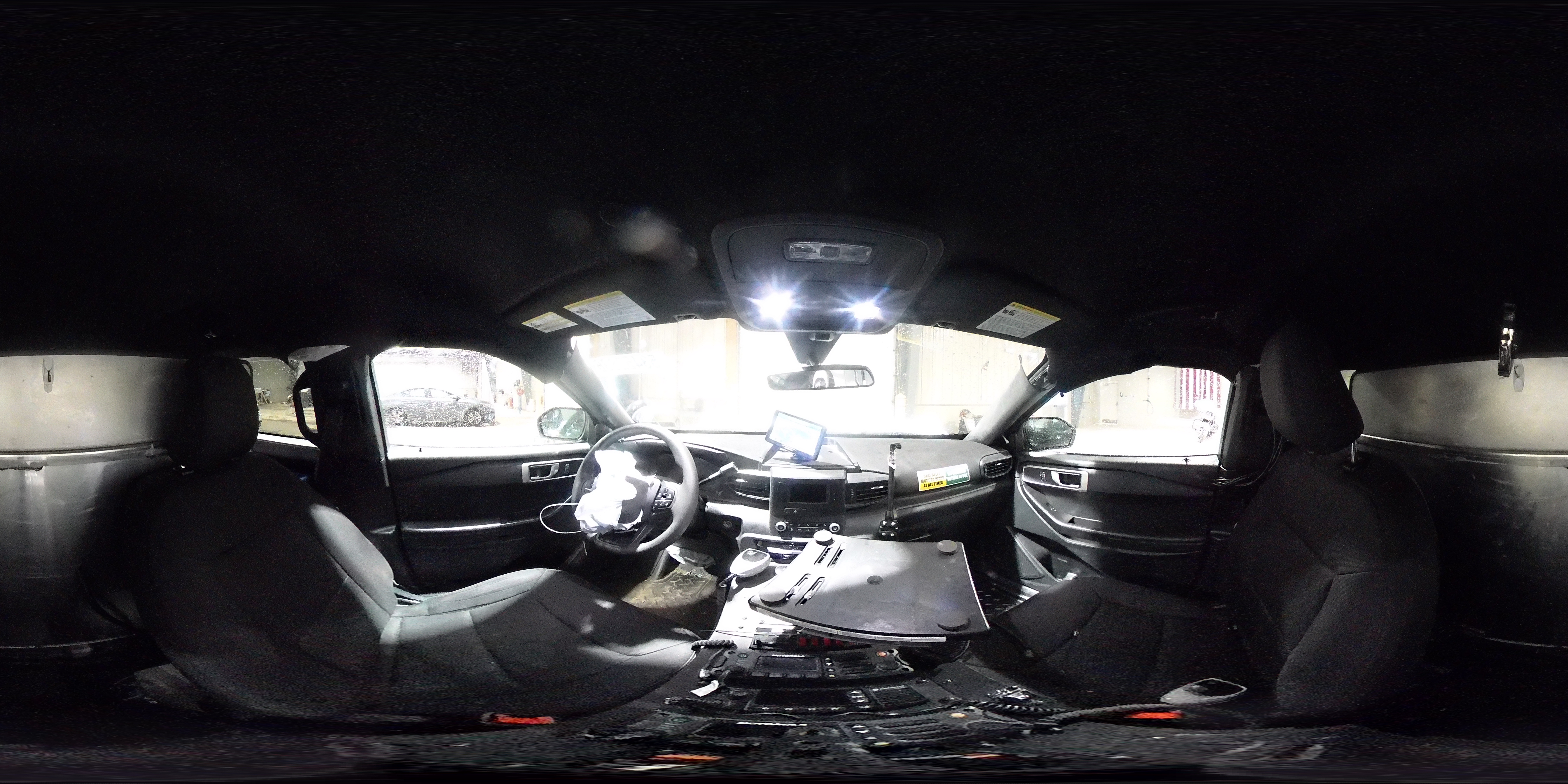 2023 Ford Explorer Police Interceptor White vin: 1FM5K8AB2PGA62575