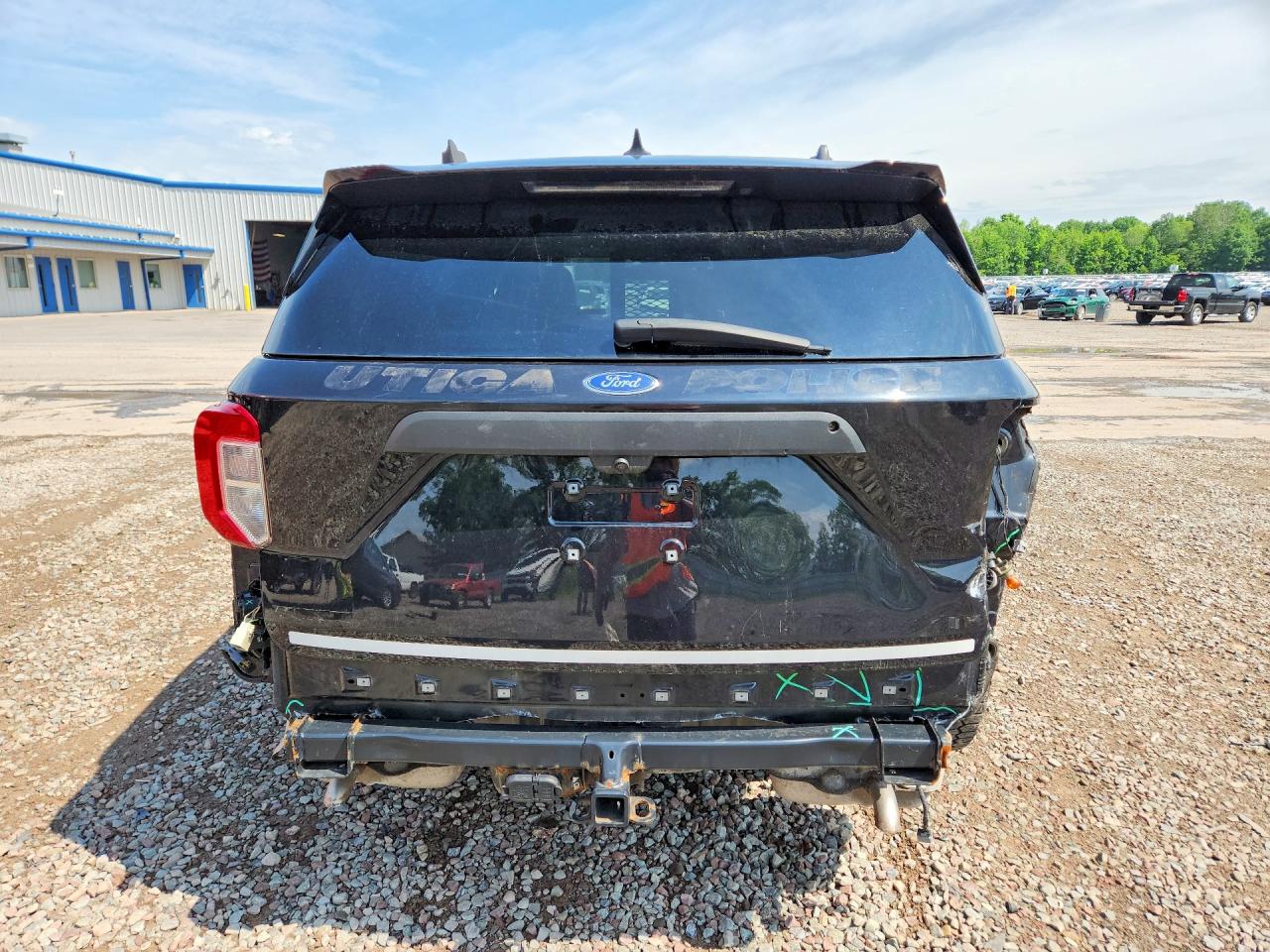 2023 Ford Explorer Police Interceptor Black vin: 1FM5K8AB2PGA62771