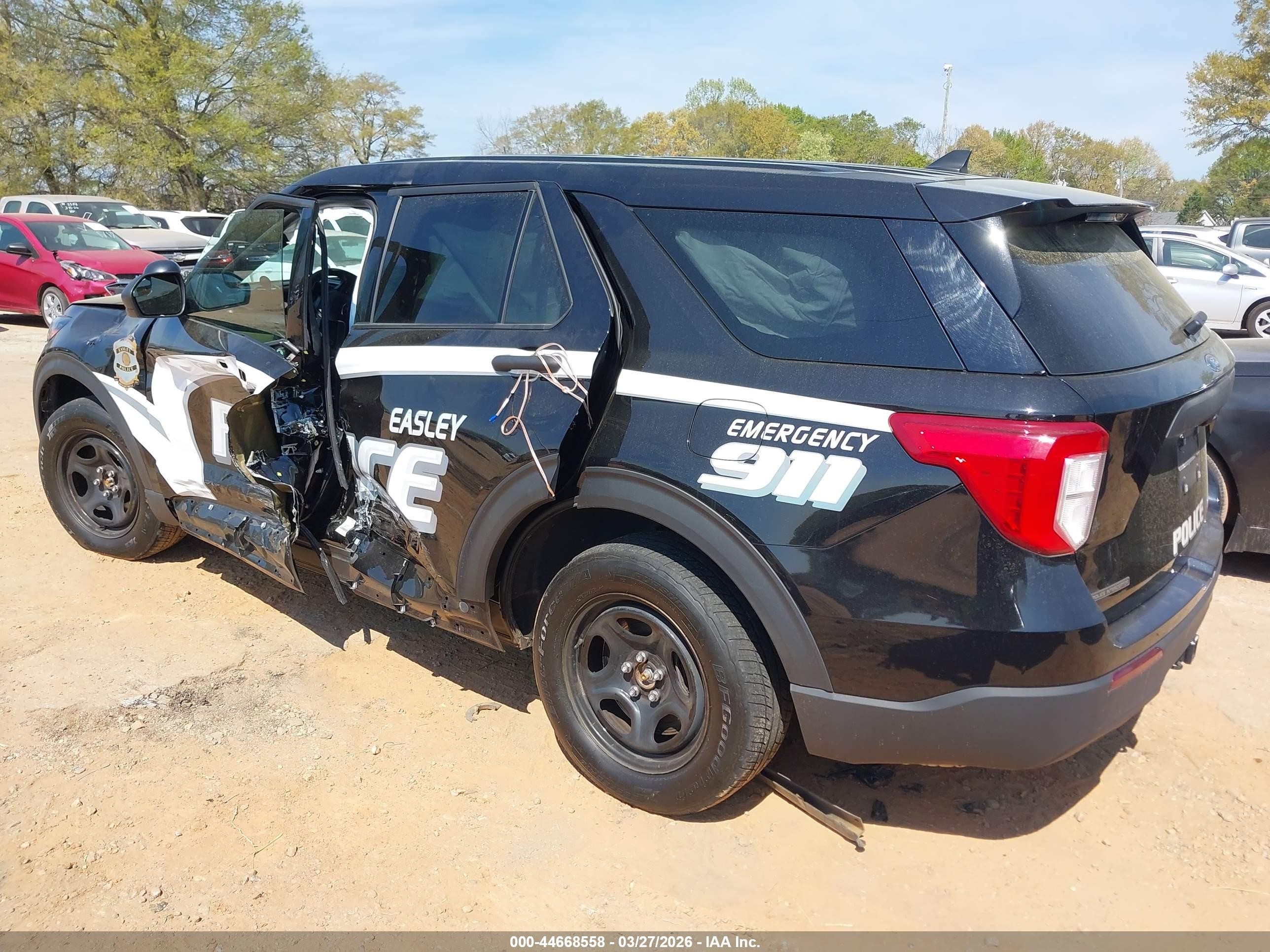 2023 Ford Police Interceptor Utility   Черный vin: 1FM5K8AB2PGB98186
