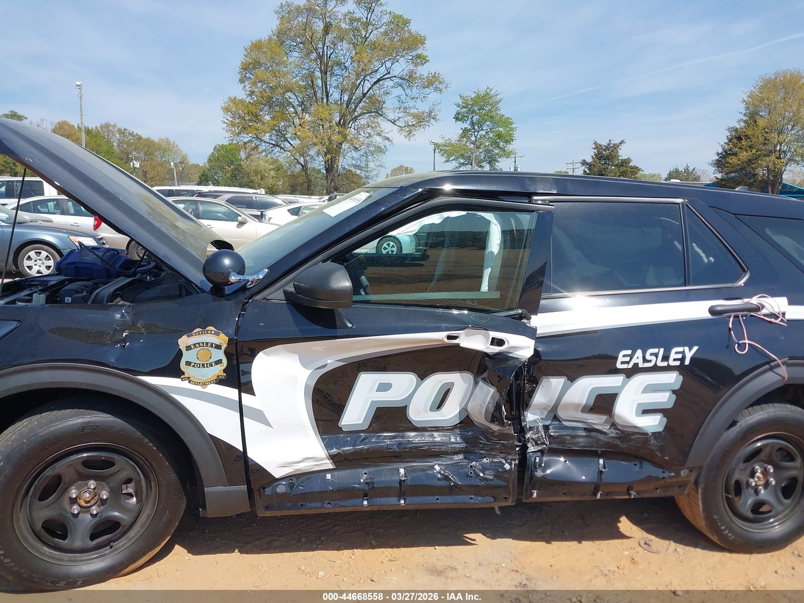 2023 Ford Police Interceptor Utility   Черный vin: 1FM5K8AB2PGB98186