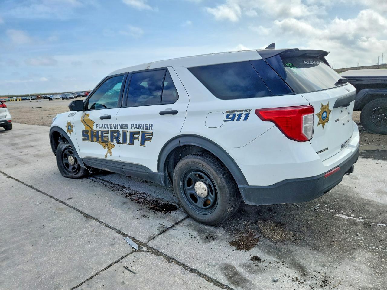 2023 Ford Explorer White vin: 1FM5K8AB3PGA06452