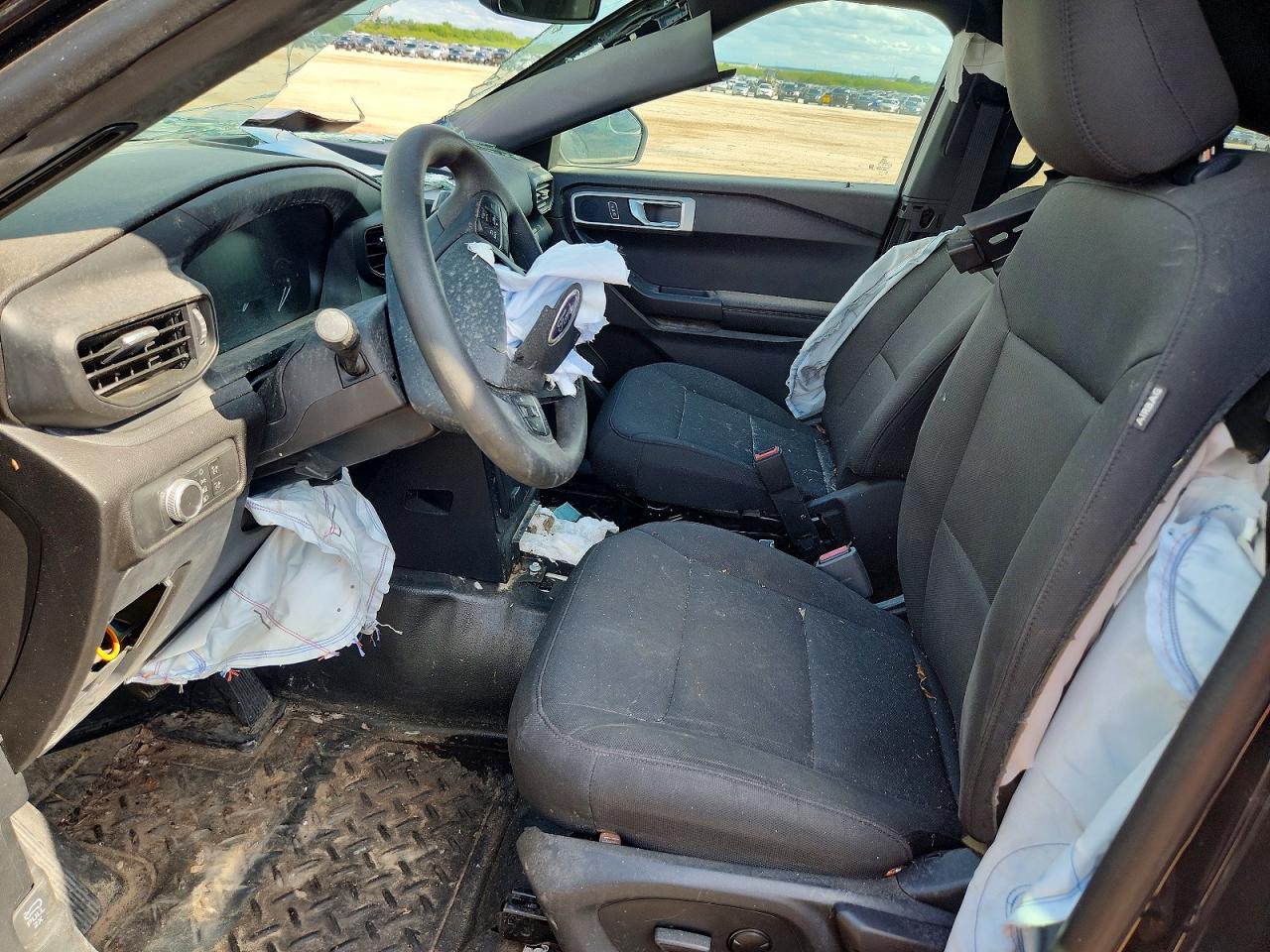 2022 Ford Explorer Police Interceptor Two Tone vin: 1FM5K8AB4NGA48741