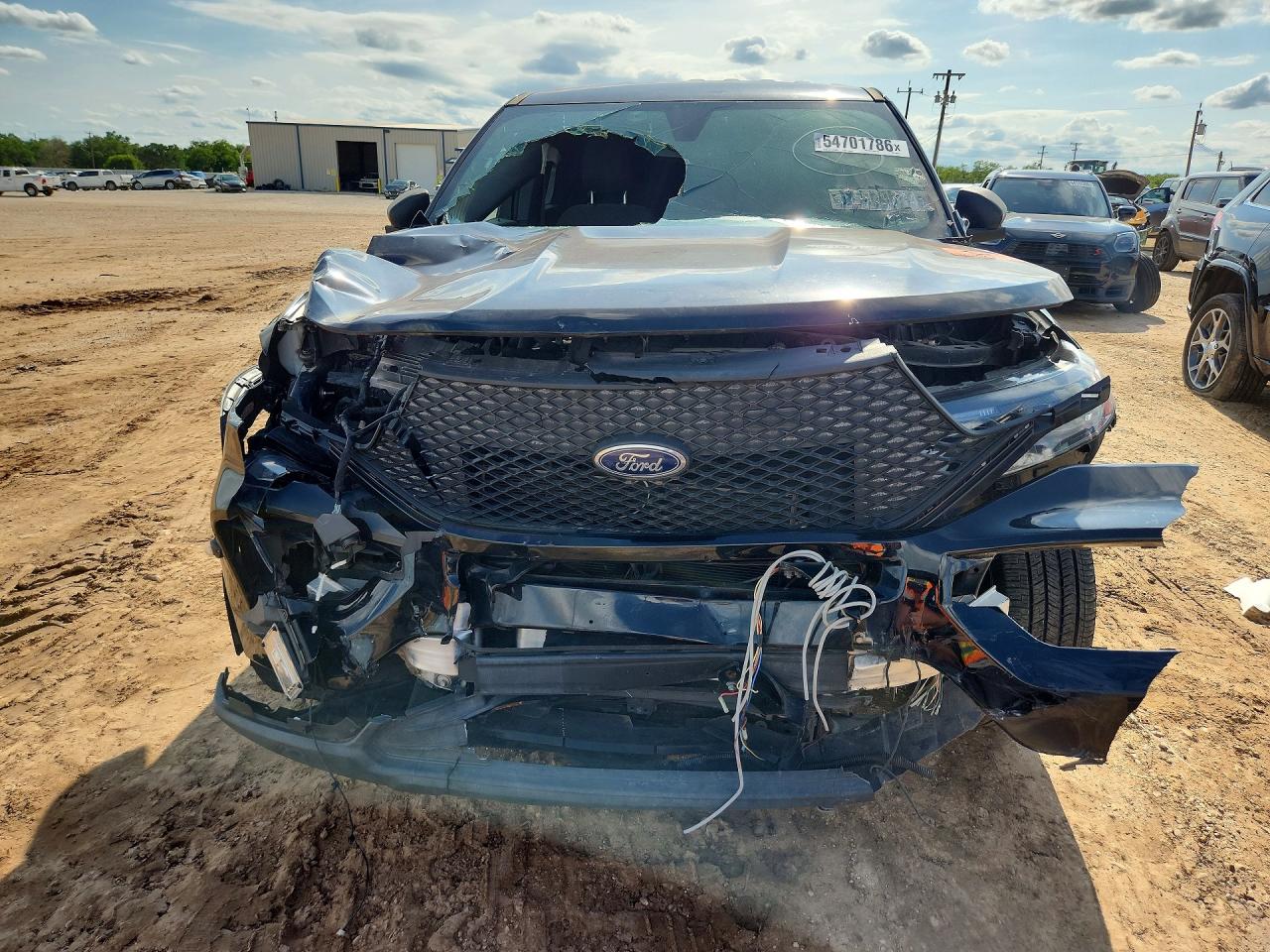 2022 Ford Explorer Police Interceptor Two Tone vin: 1FM5K8AB4NGA48741