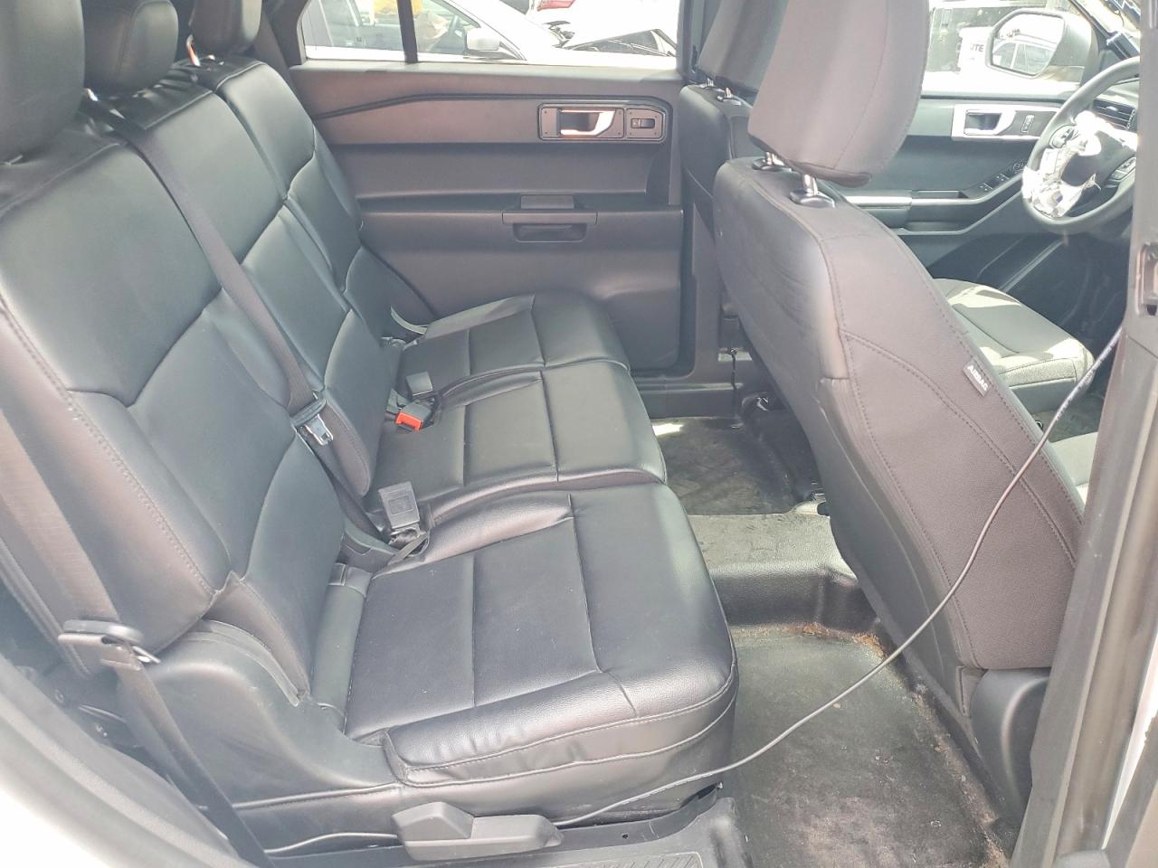 2021 Ford Explorer Police Interceptor White vin: 1FM5K8AB5MGA87482