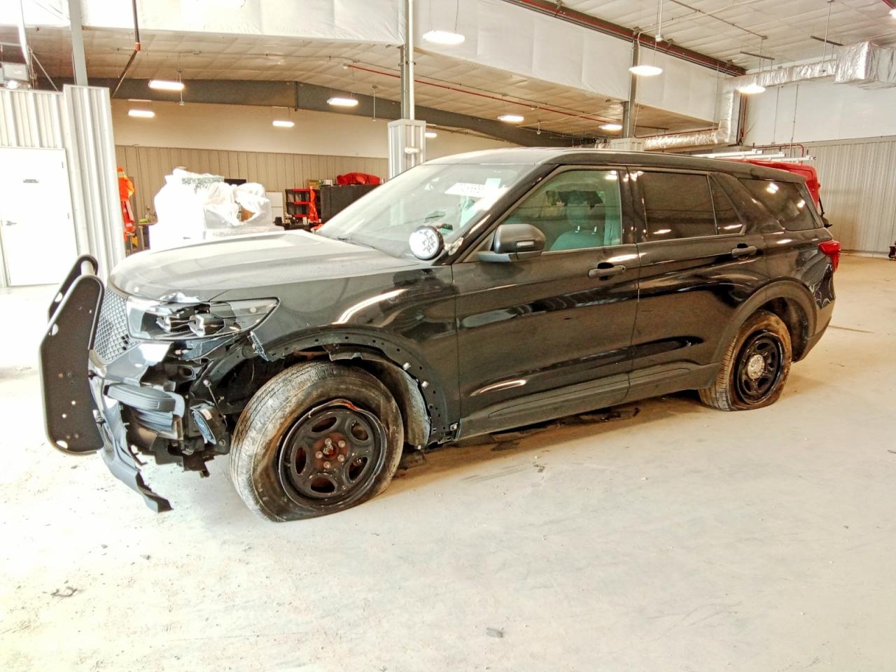 2021 Ford Explorer Police Interceptor Черный vin: 1FM5K8AB6MGC40886