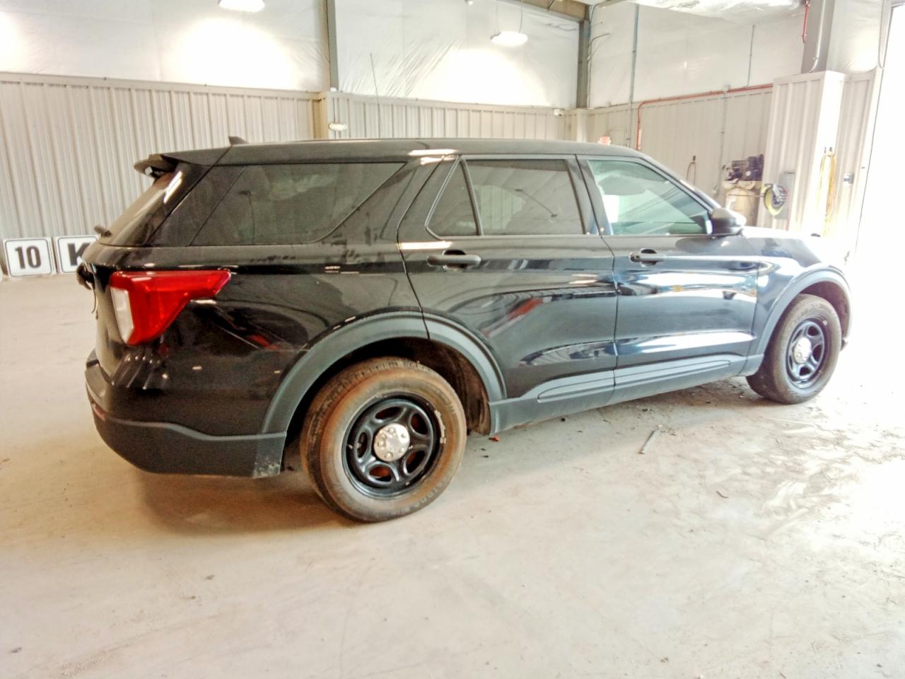 2021 Ford Explorer Police Interceptor Black vin: 1FM5K8AB6MGC40886