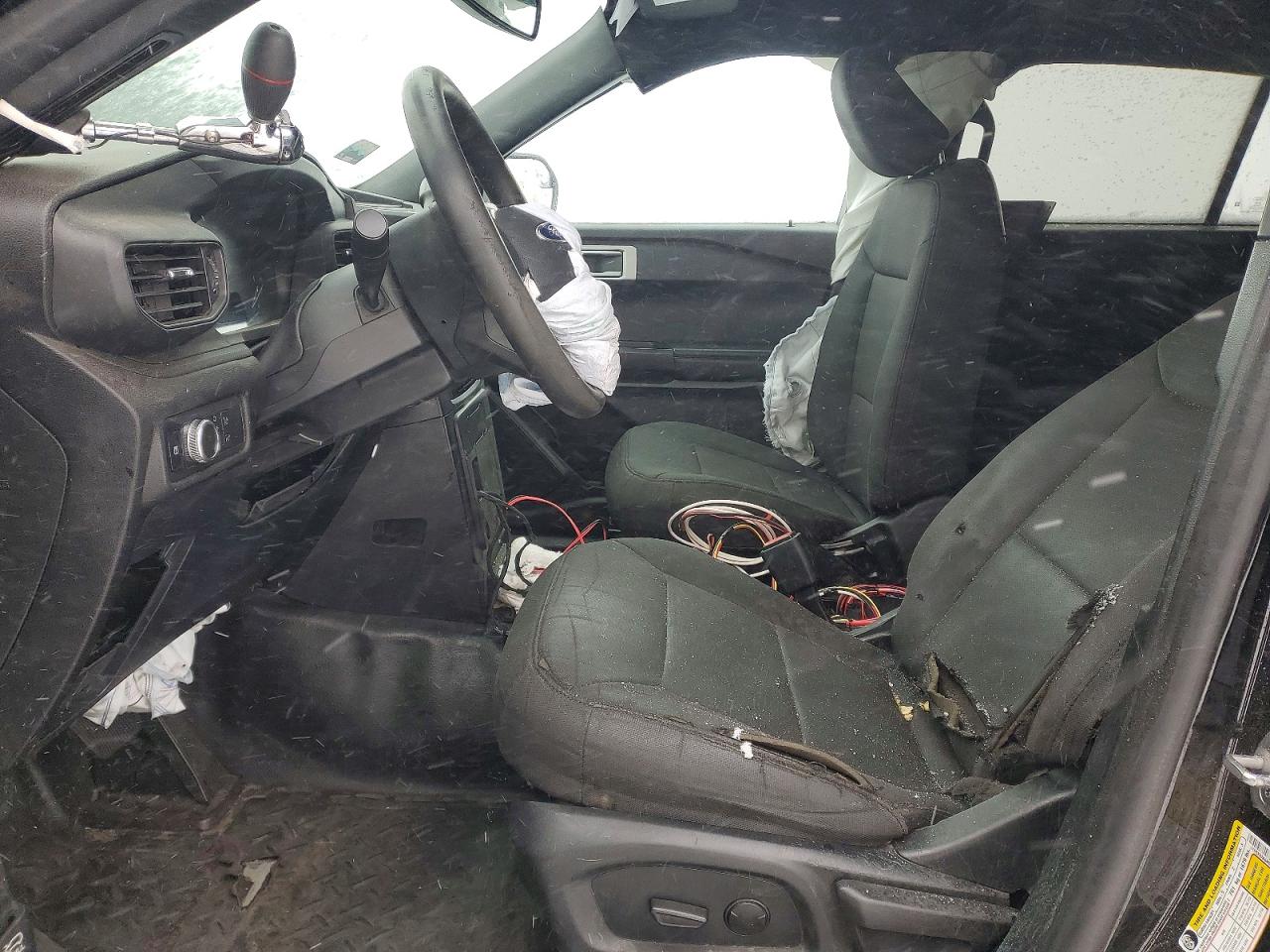 2021 Ford Explorer Police Interceptor Black vin: 1FM5K8AB6MGC40886
