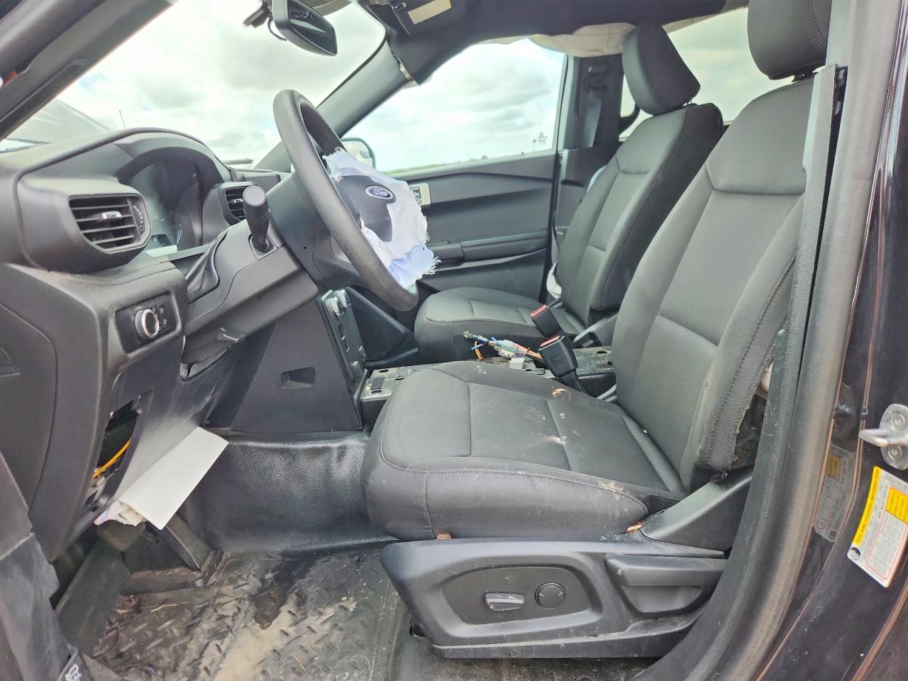 2024 Ford Explorer Police Interceptor Black vin: 1FM5K8AB6RGA67474