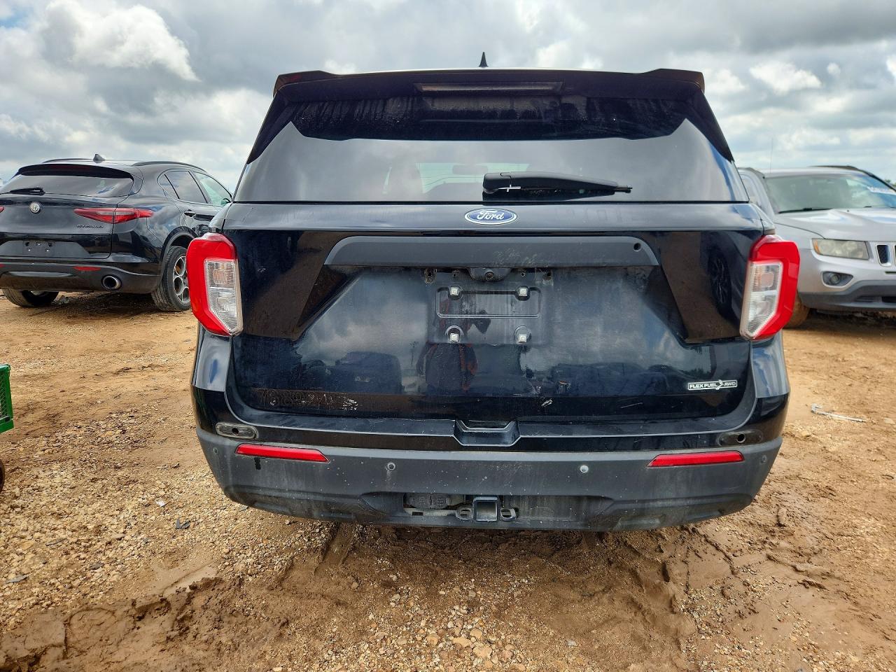 2024 Ford Explorer Police Interceptor Black vin: 1FM5K8AB6RGA67474