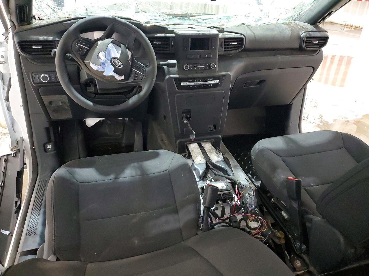 2022 Ford Explorer Police Interceptor White vin: 1FM5K8AB7NGA32470