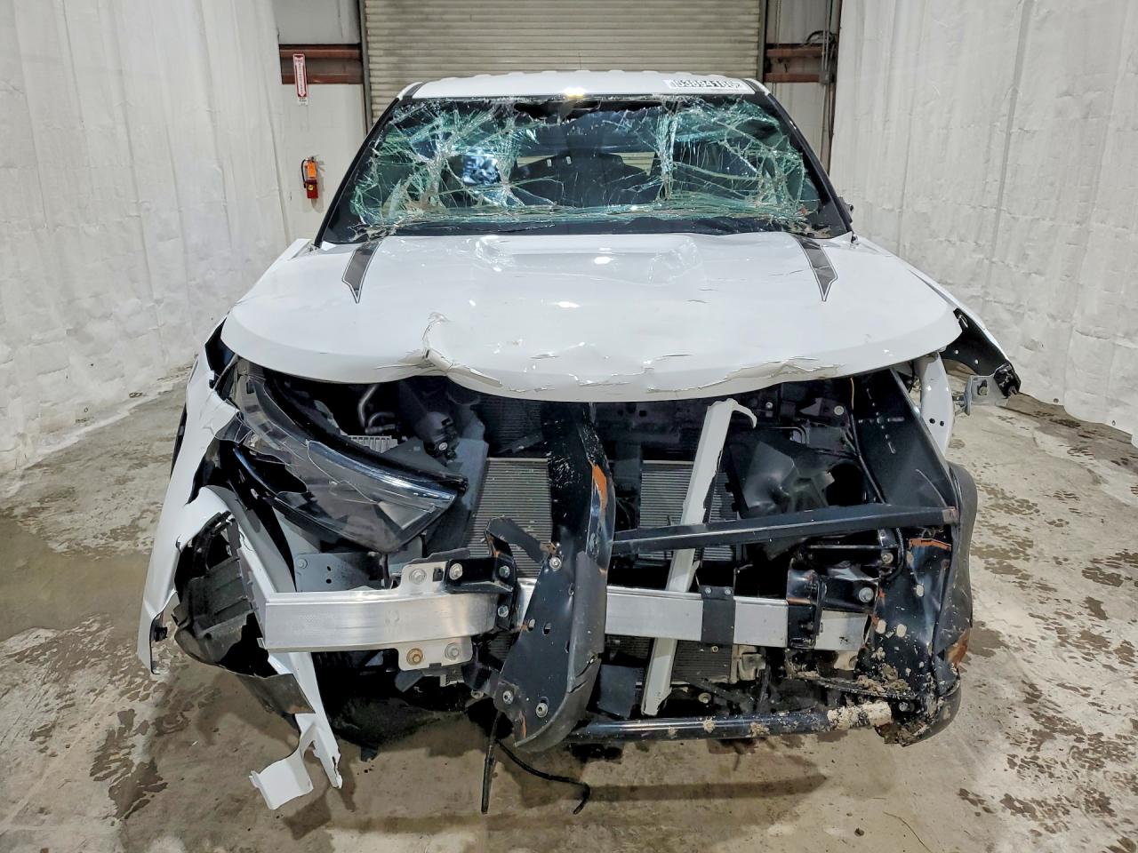 2022 Ford Explorer Police Interceptor White vin: 1FM5K8AB7NGA32470