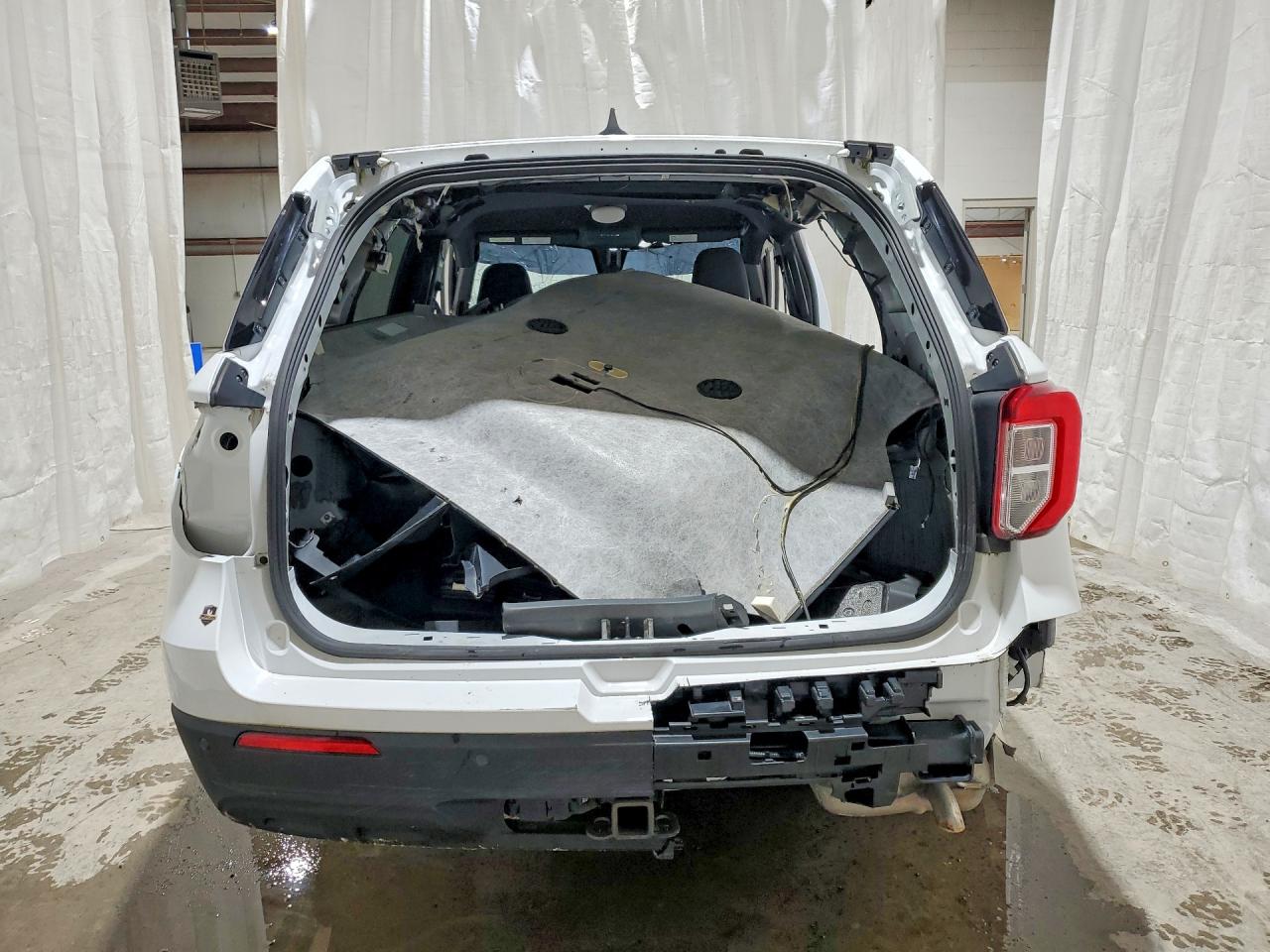 2022 Ford Explorer Police Interceptor White vin: 1FM5K8AB7NGA32470