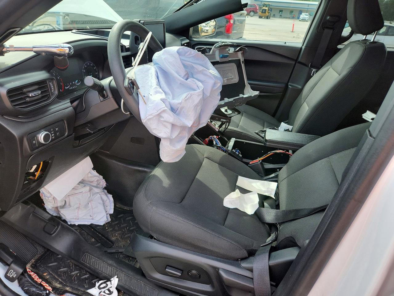 2022 Ford Explorer Police Interceptor Белый vin: 1FM5K8AB7NGB30169