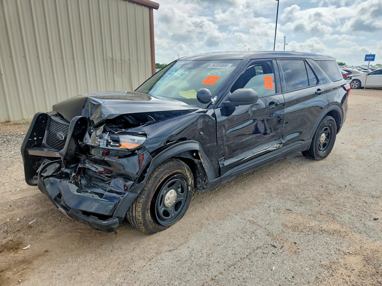 2025 Ford Explorer Police Interceptor Black vin: 1FM5K8AB7SGA71152
