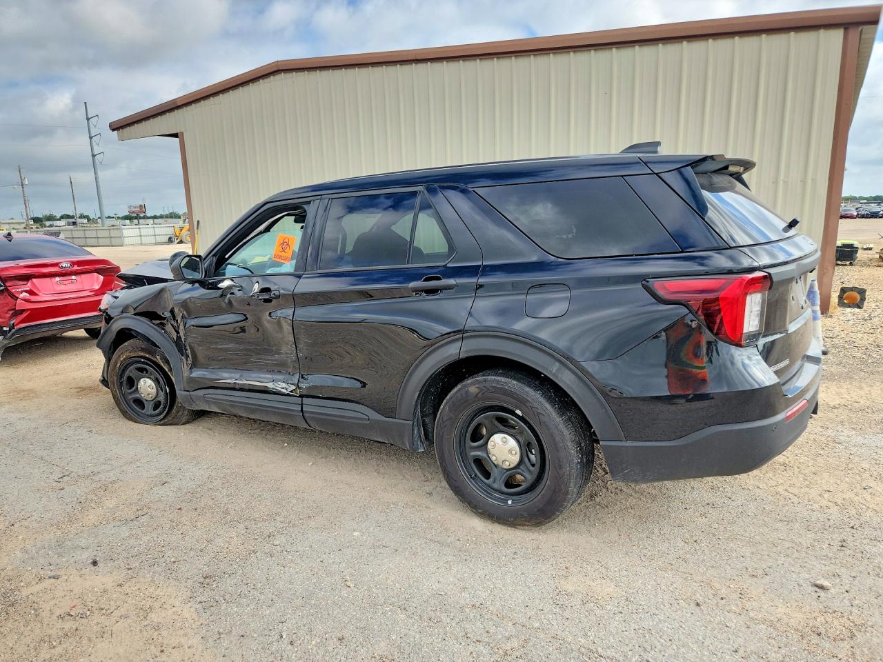2025 Ford Explorer Police Interceptor Black vin: 1FM5K8AB7SGA71152
