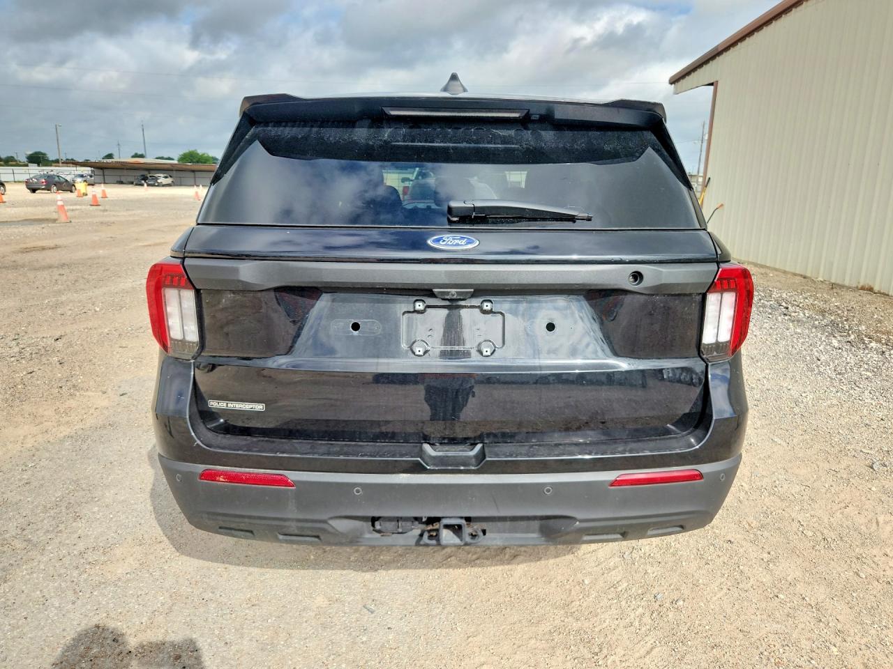 2025 Ford Explorer Police Interceptor Black vin: 1FM5K8AB7SGA71152